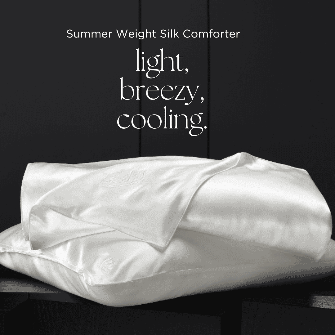 Summer Weight Silk Filled Comforter With Silk Shell - Online Exclusive