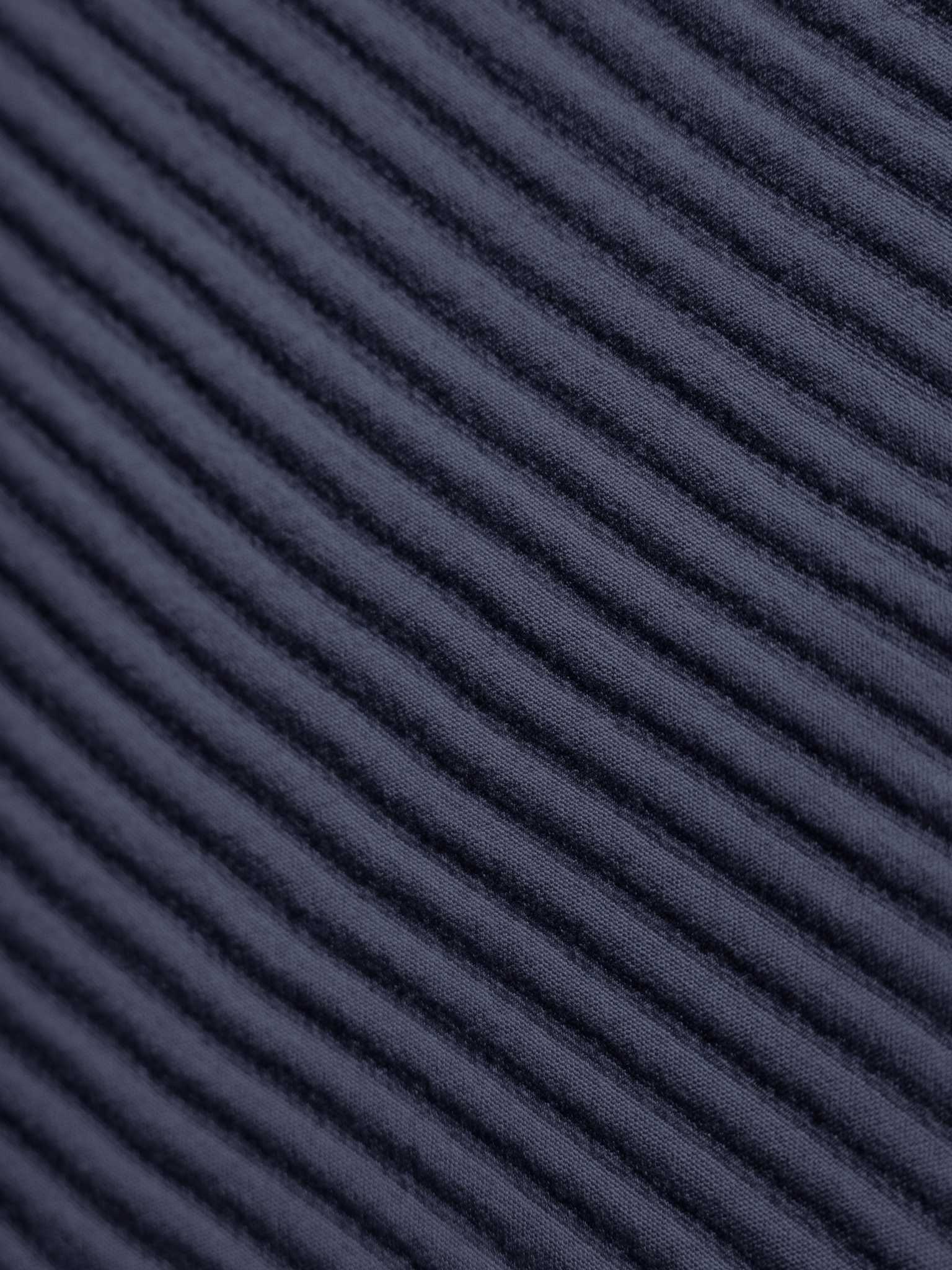 Close up of navy coverlet fabric |Color:Navy