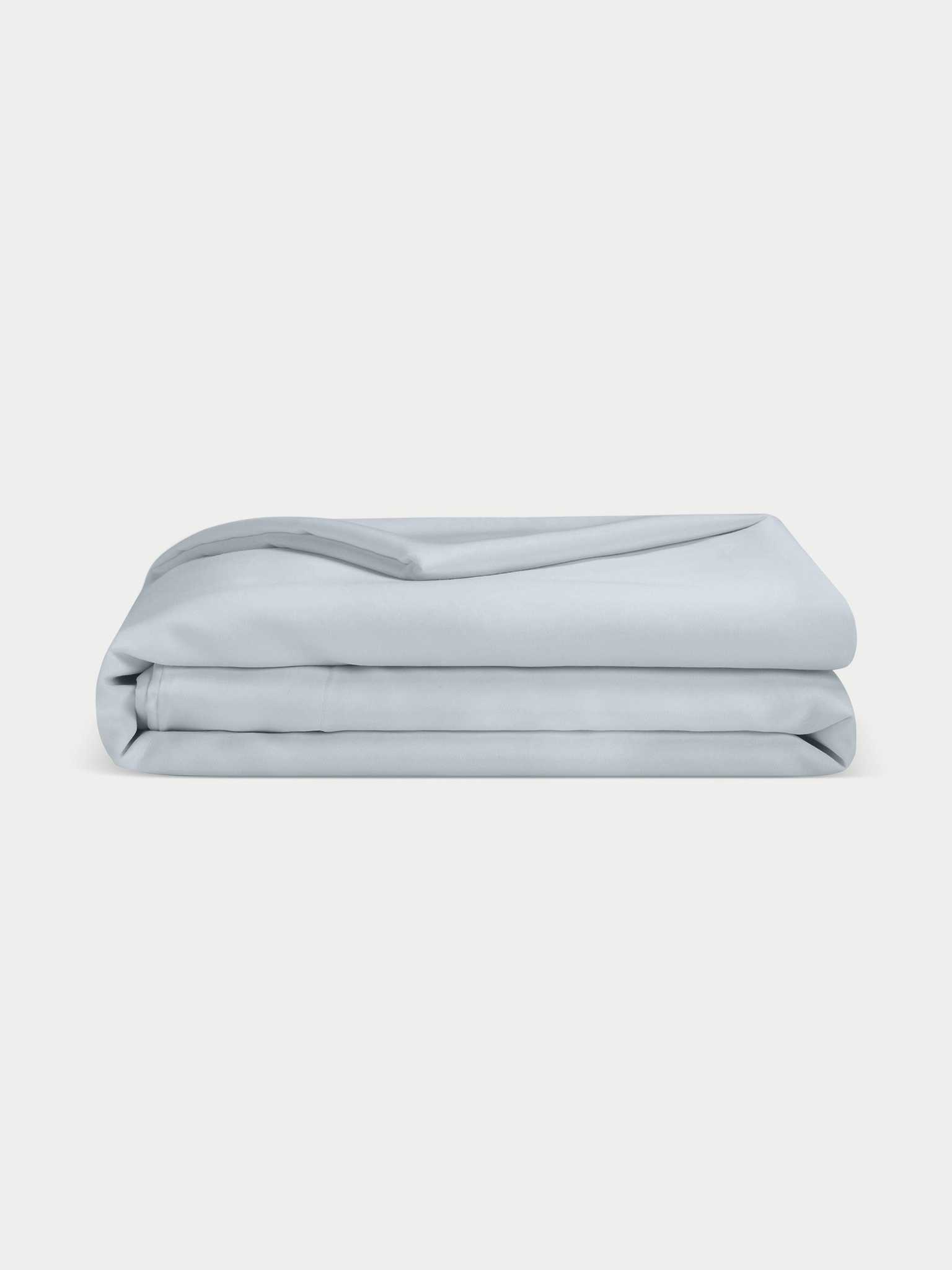 Shore duvet cover folded with white background |Color:Shore