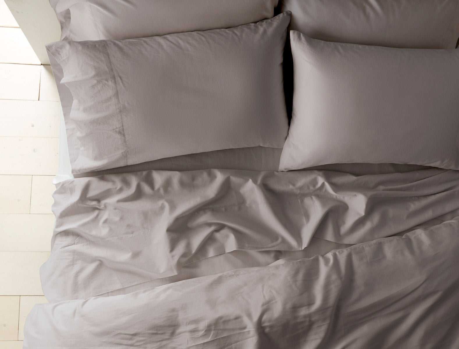 300 Thread Count Organic Sateen Duvet Cover Subscription | Alpine White