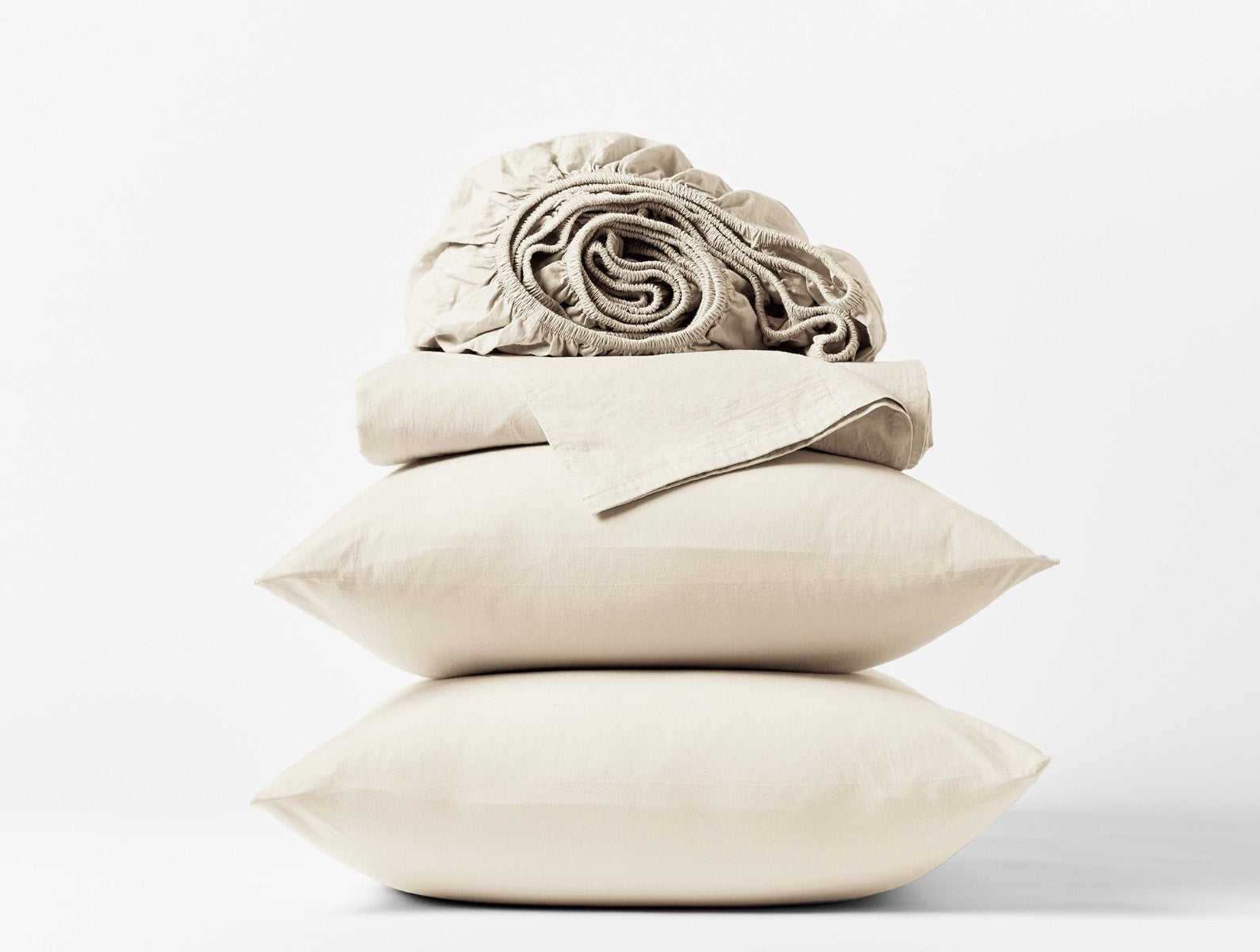 Organic Crinkled Percale™ Sheet Set