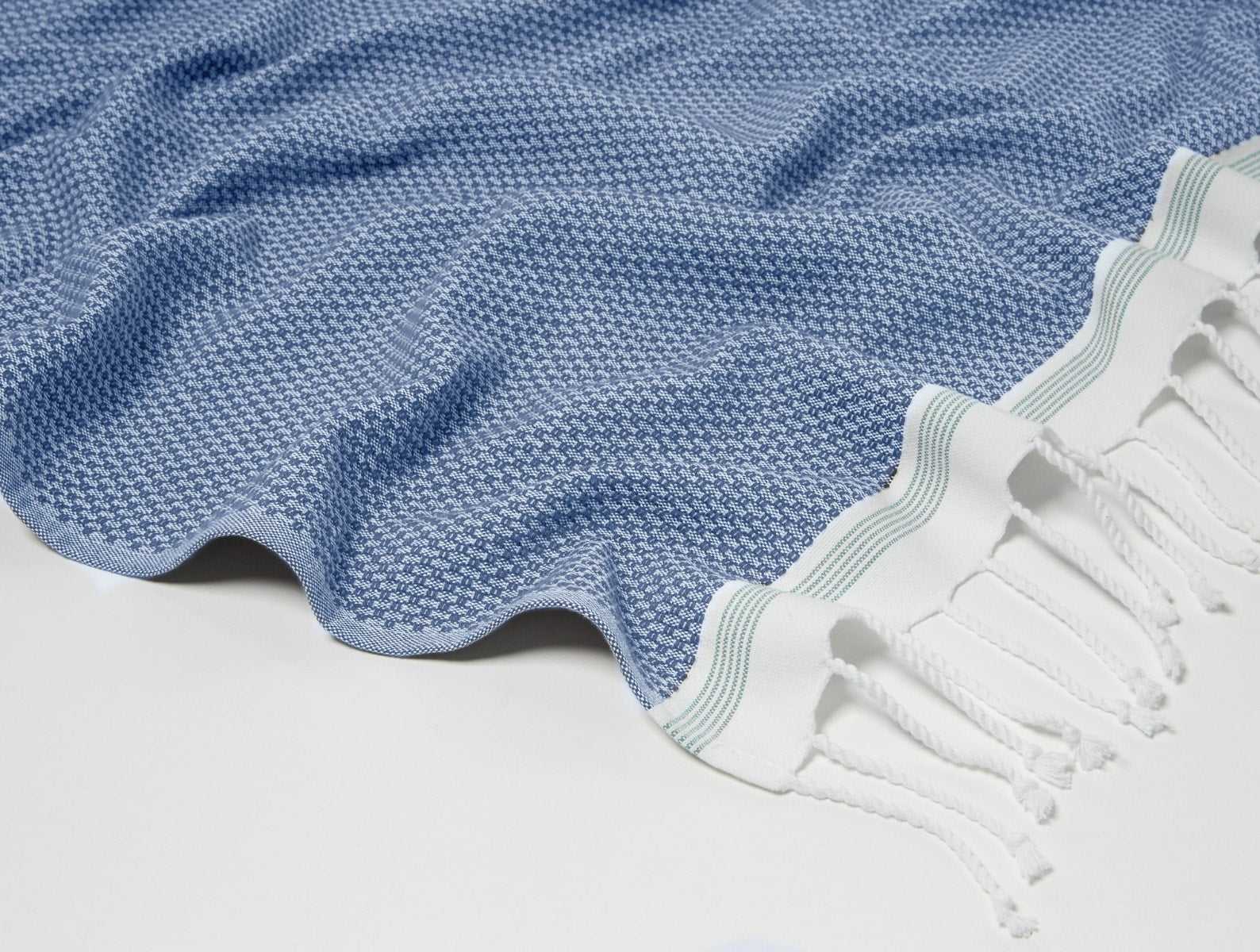 Mediterranean Organic Shower Curtain | Lake w/Sea Spray