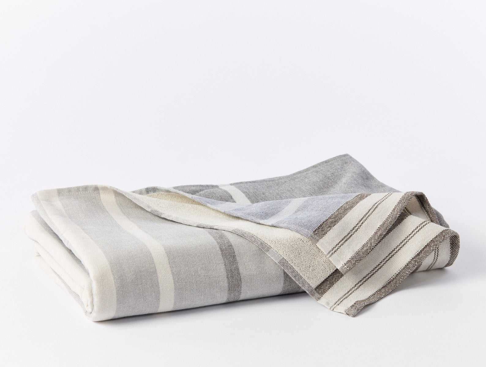 Tomales Organic Beach Towel | Shadow/Indigo Ombre