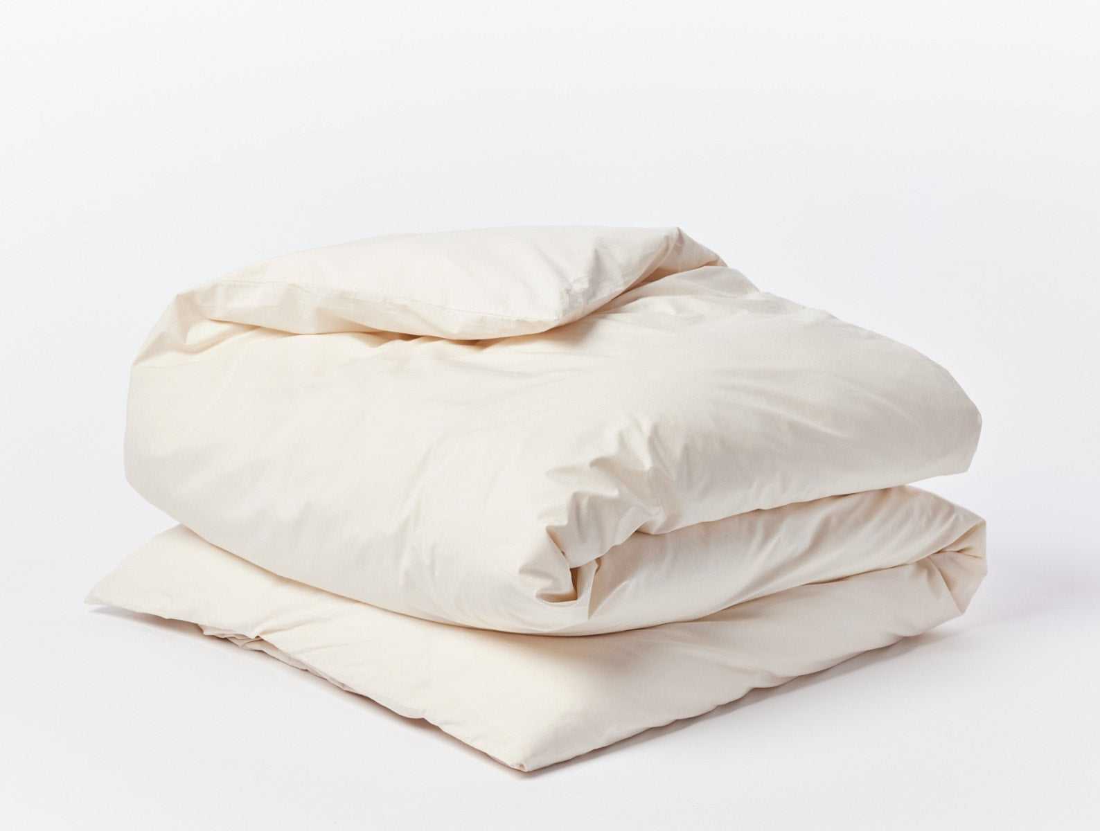 Refined Organic Percale Duvet Cover