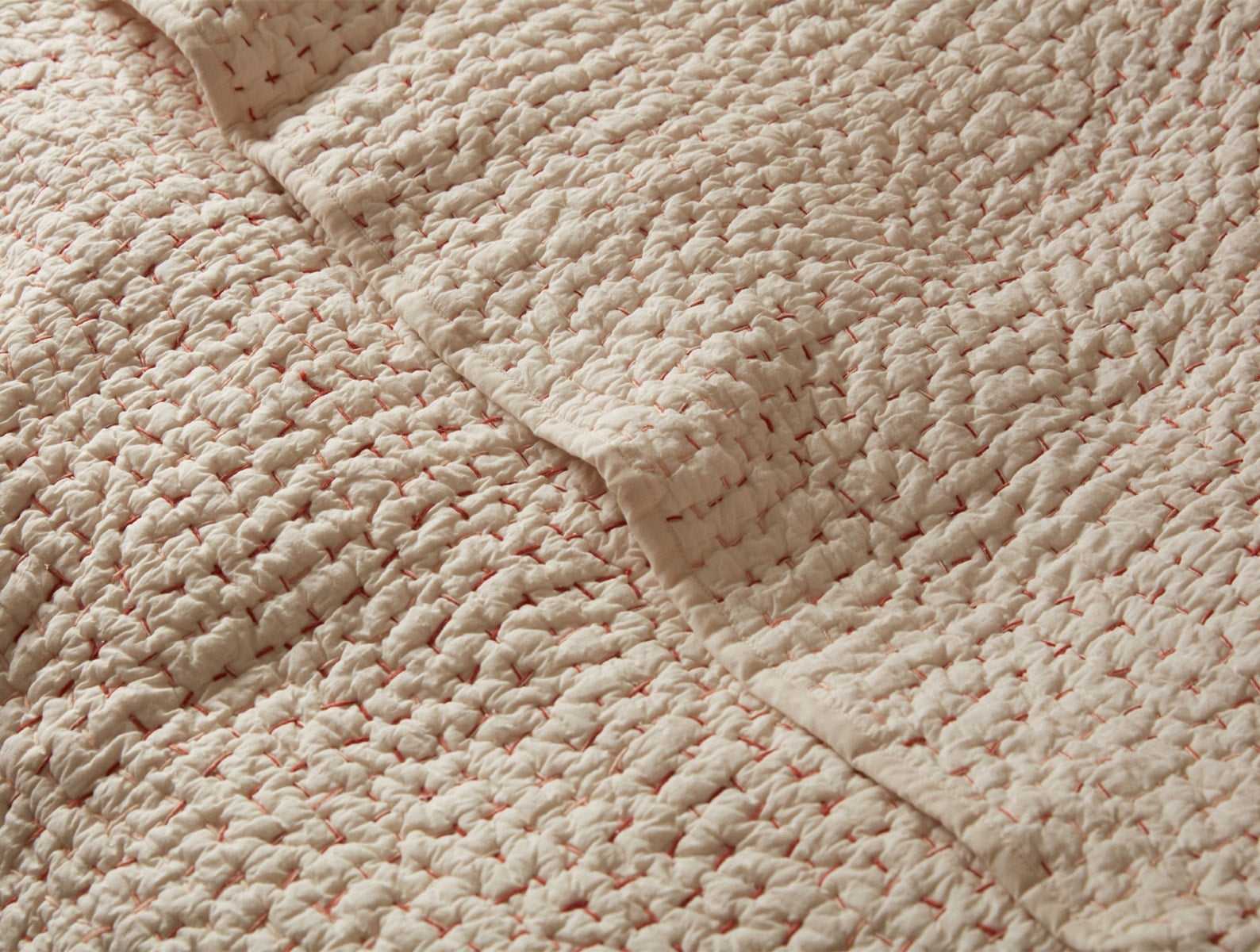 Pebbled Handstitched Organic Sham