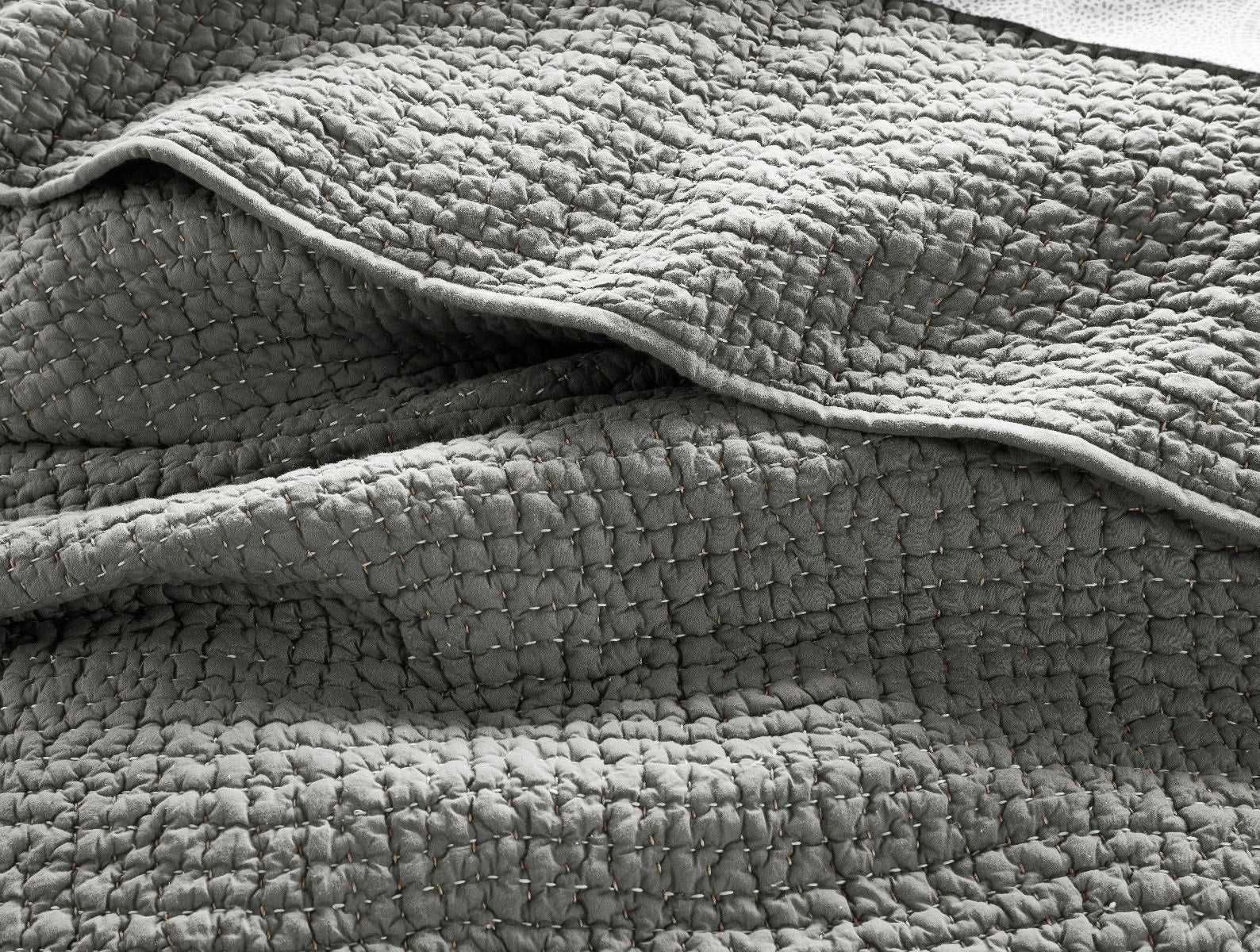 Pebbled Handstitched Organic Sham