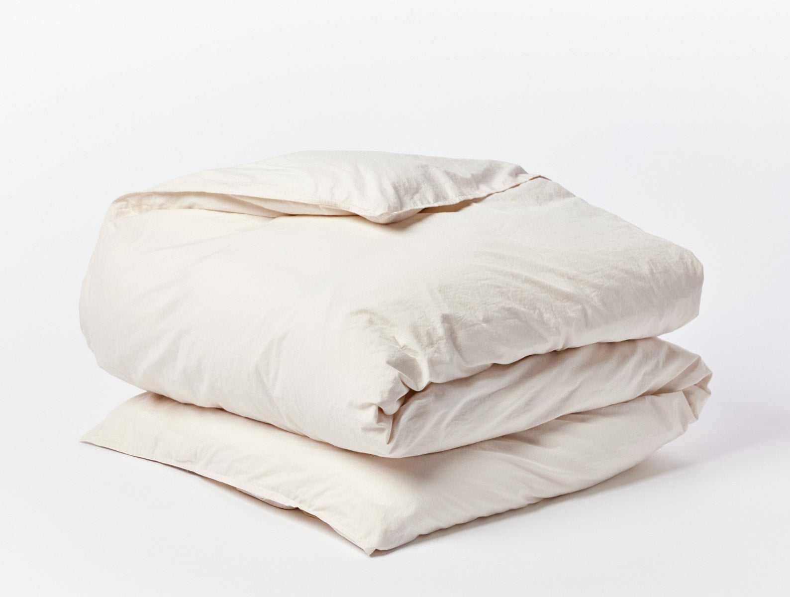 Organic Crinkled Percale&trade; Duvet Cover