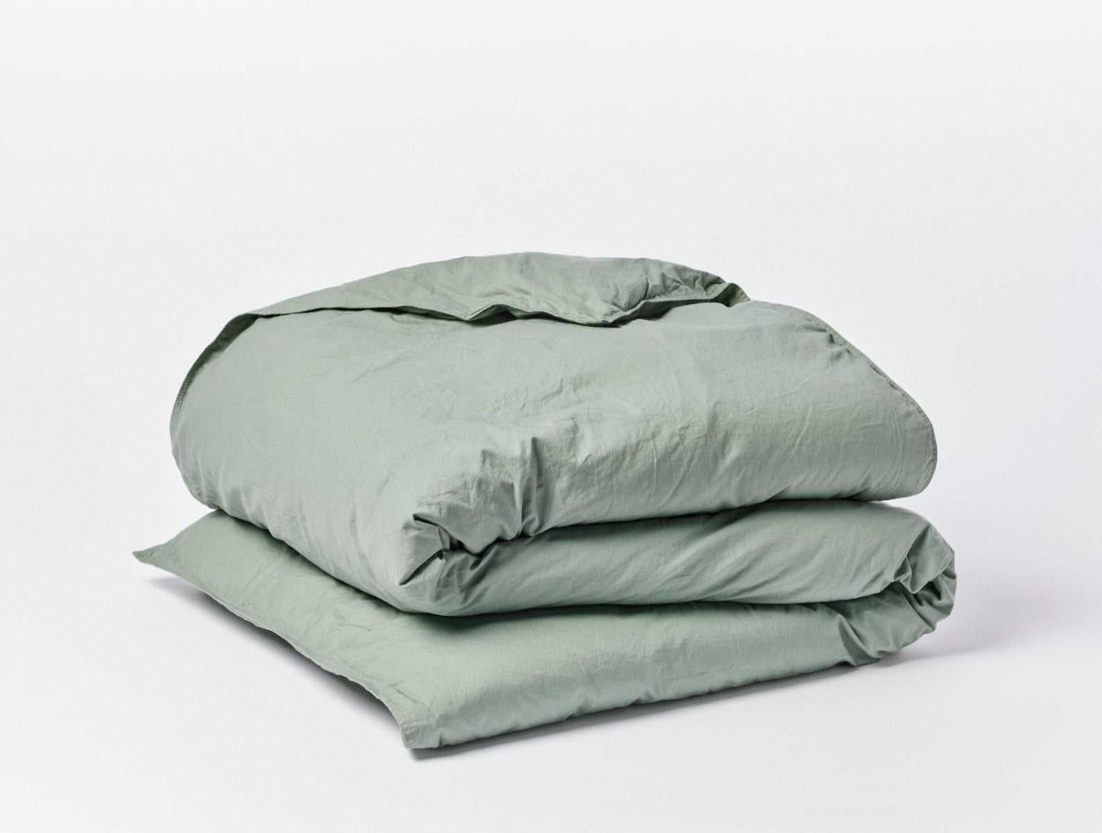 Organic Crinkled Percale&trade; Duvet Cover