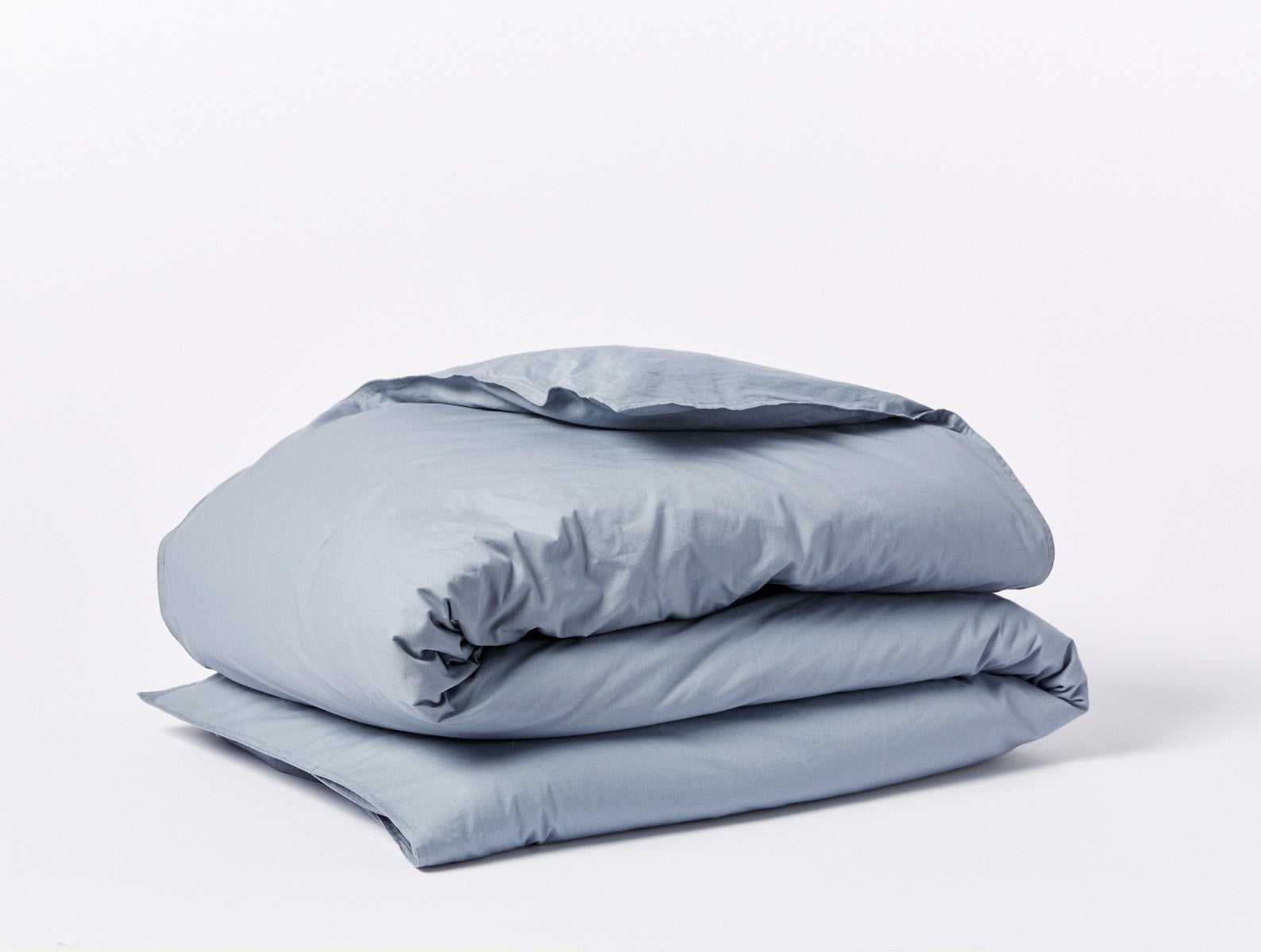 Organic Crinkled Percale&trade; Duvet Cover