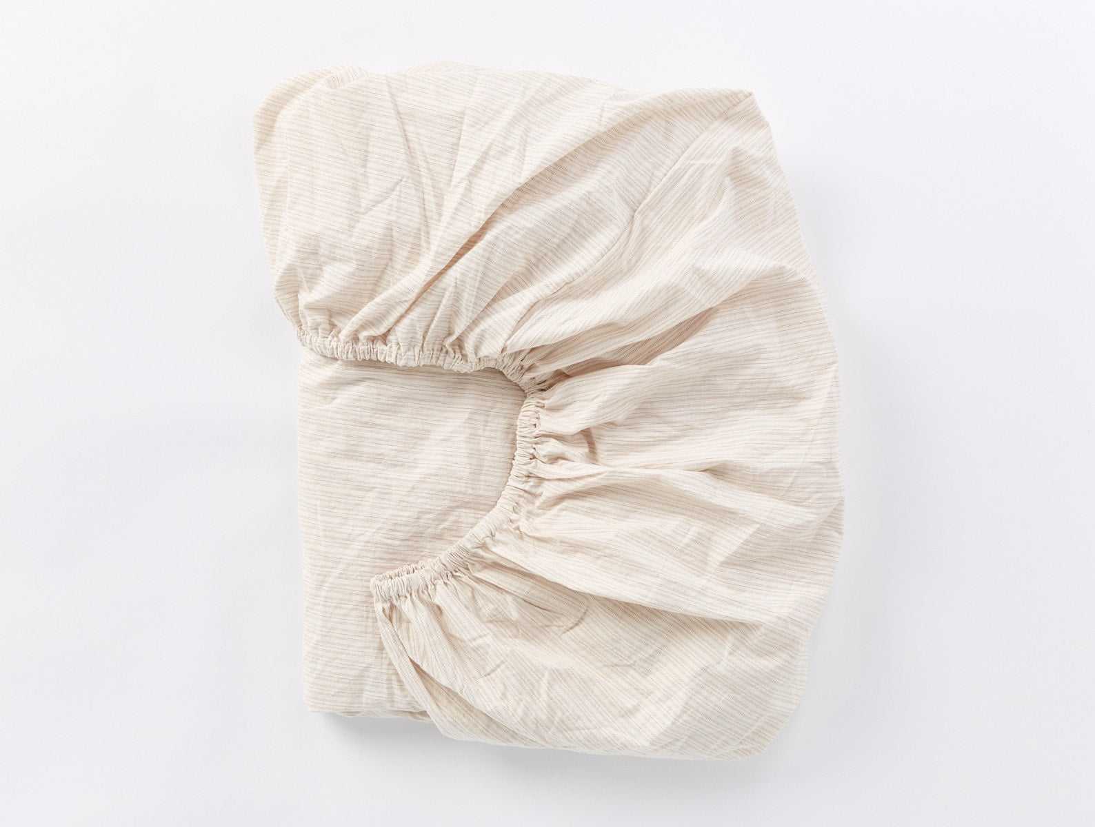 Organic Crinkled Percale&trade; Fitted Sheet