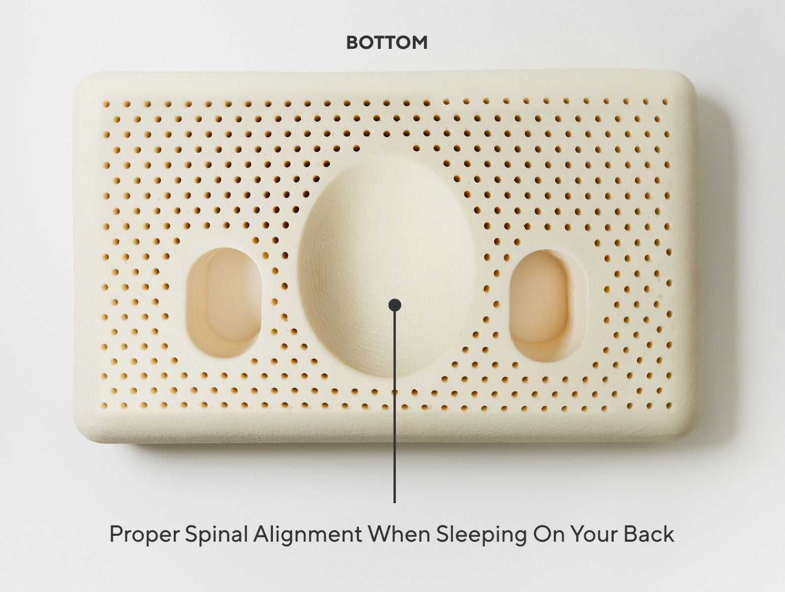 Turiya™ Organic Latex Pillow | Alpine White