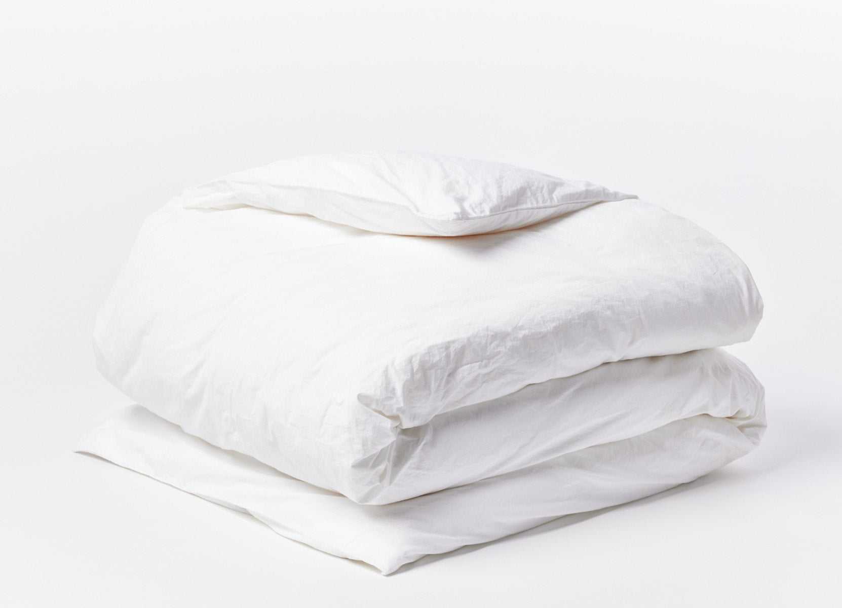 Organic Crinkled Percale™ Duvet Cover