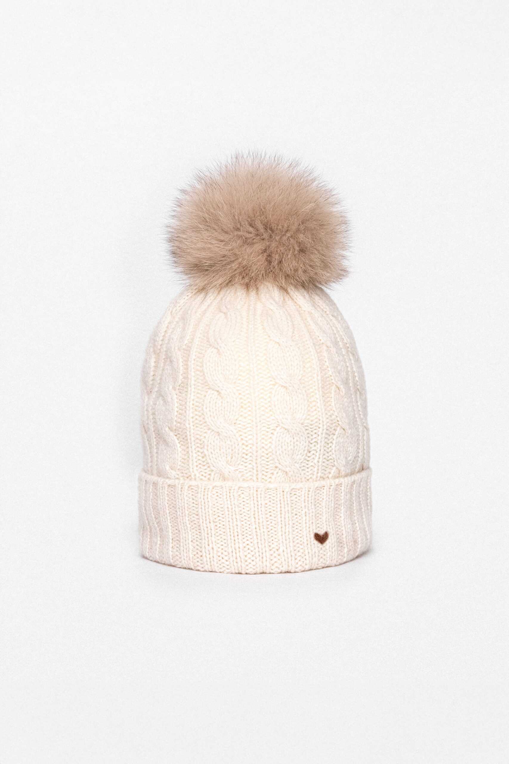 The Kids Cable Beanie – Milk