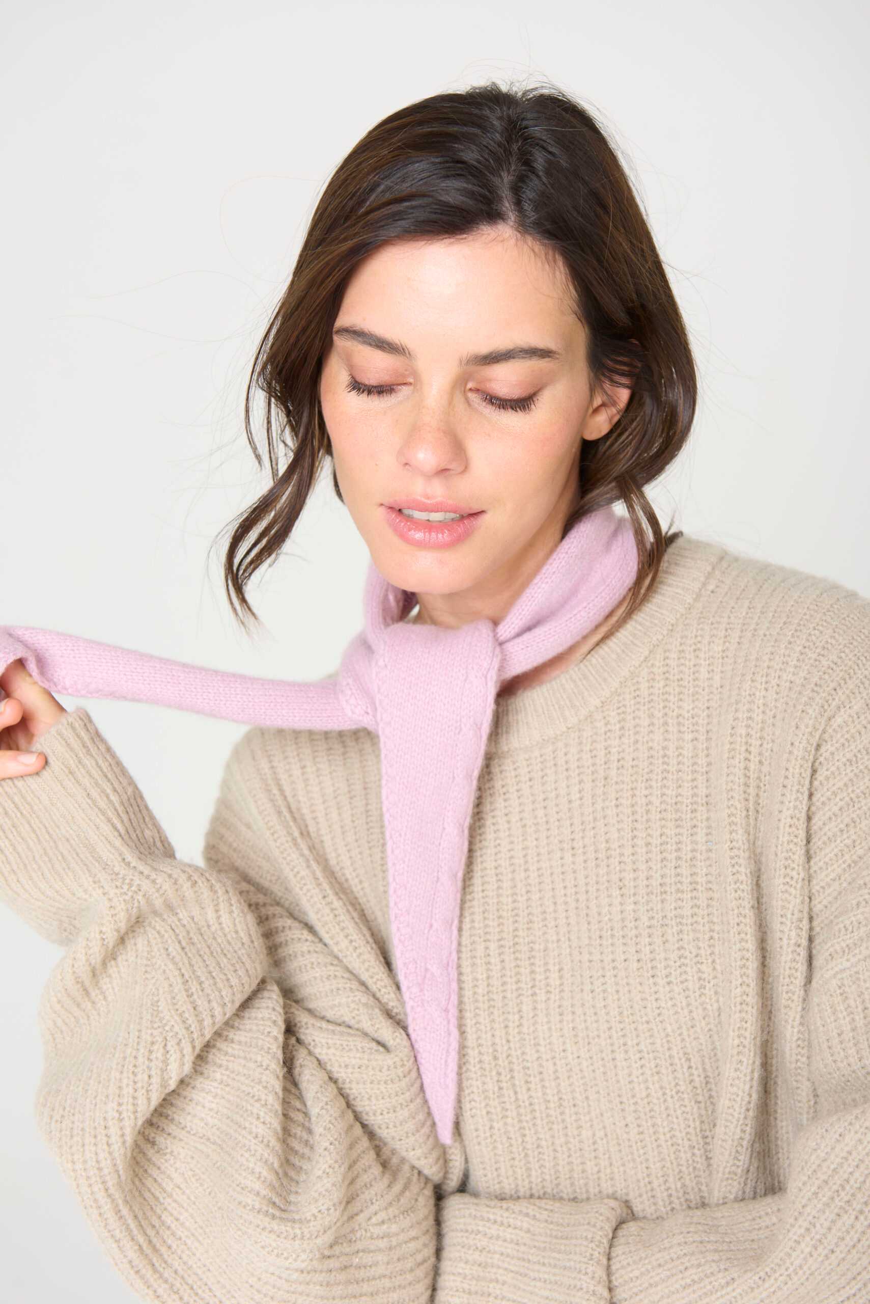 The Mini Scarf - Blush