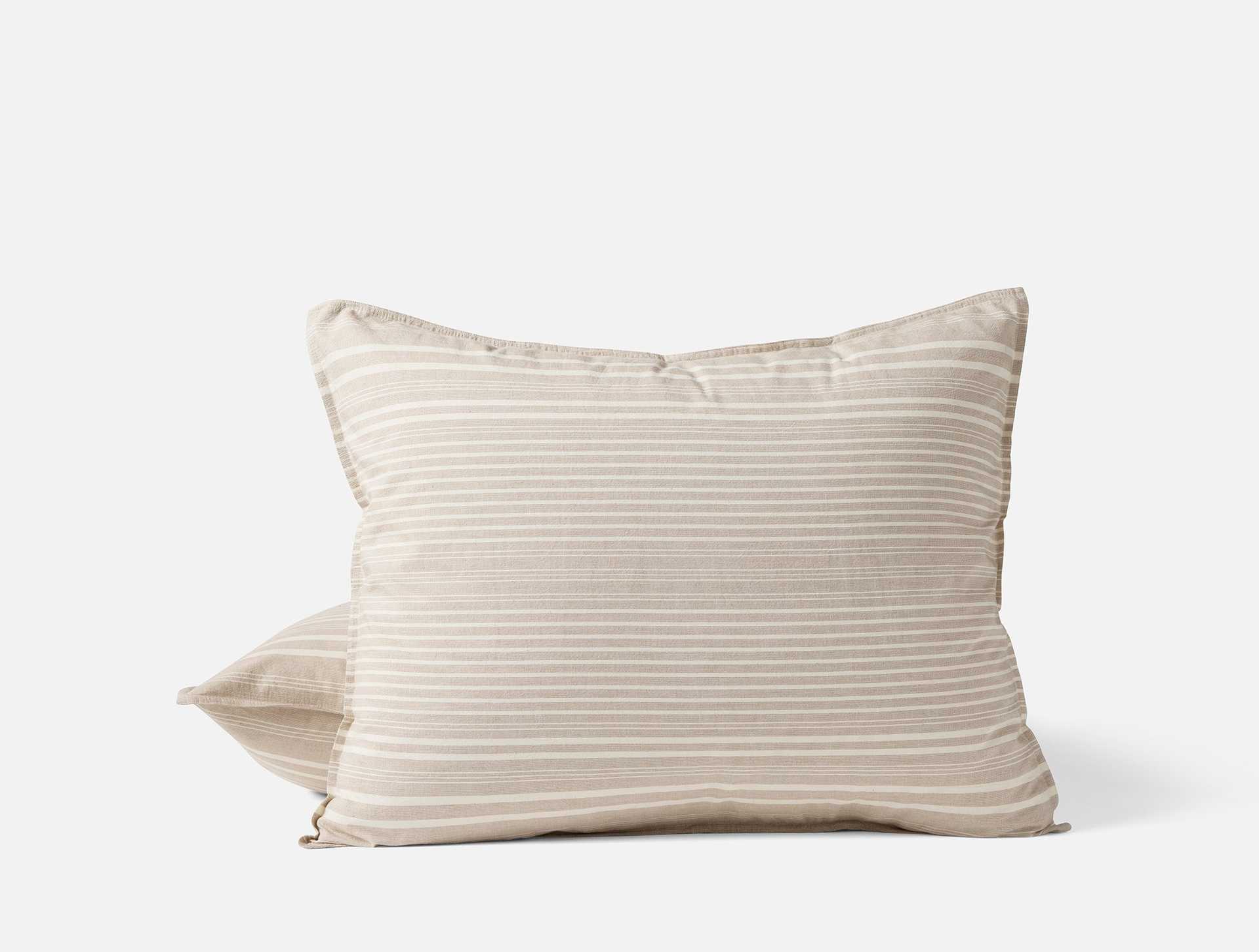 Little Sur Stripe Organic Duvet Set - Coyuchi | Doe Chambray