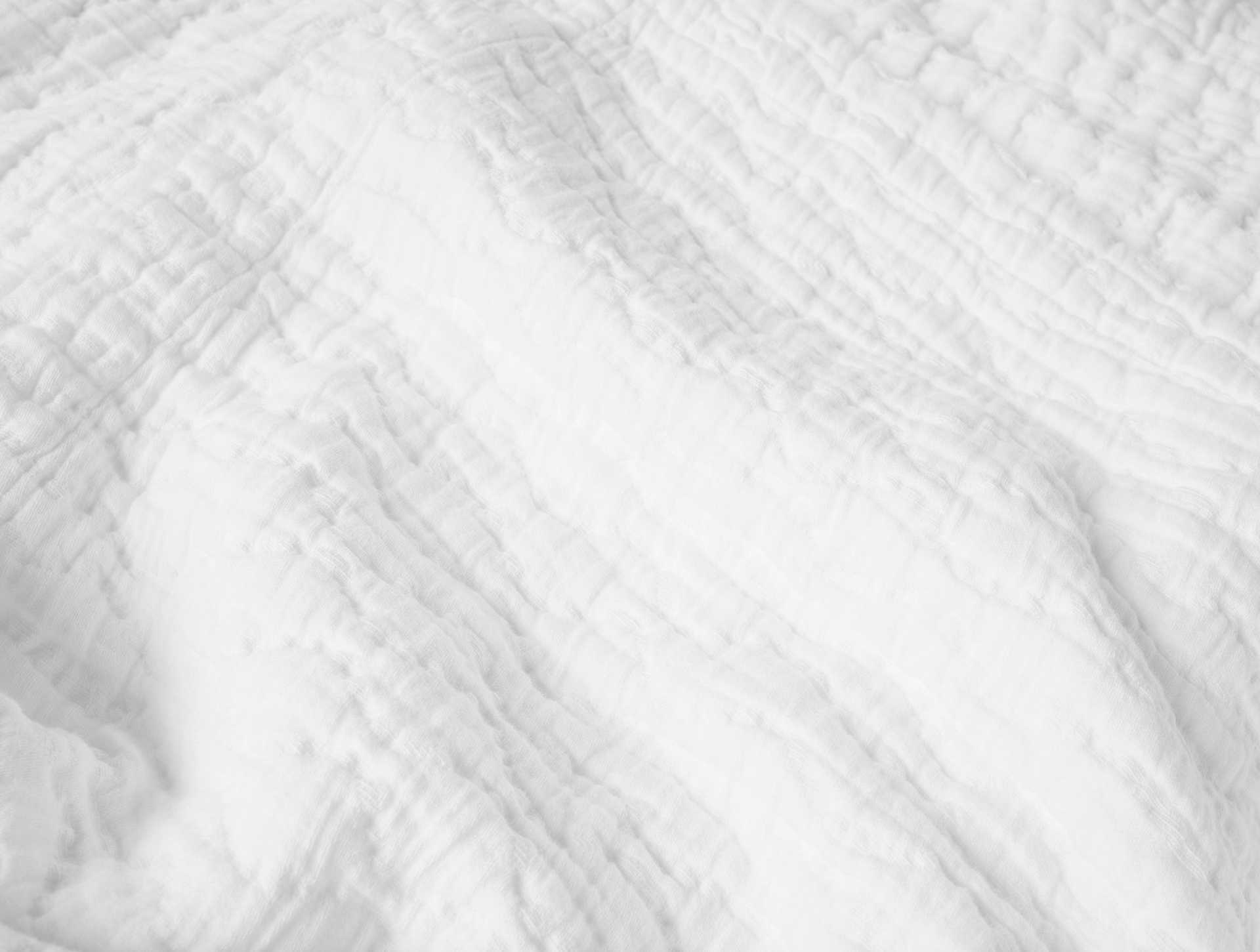 Pescadero Matelasse Organic Blanket - Coyuchi | Alpine White