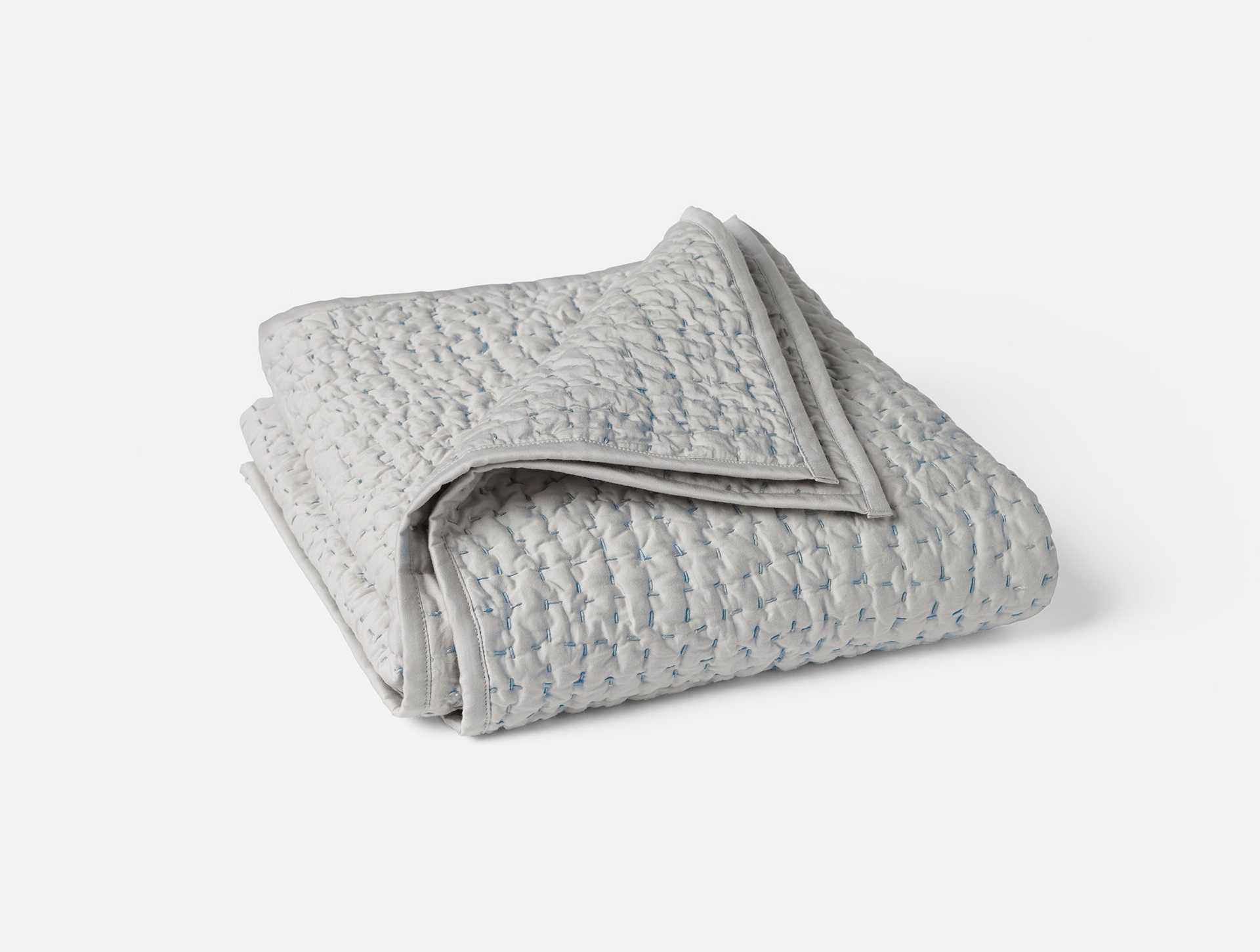 Pebbled Handstitched Organic Toddler Quilt