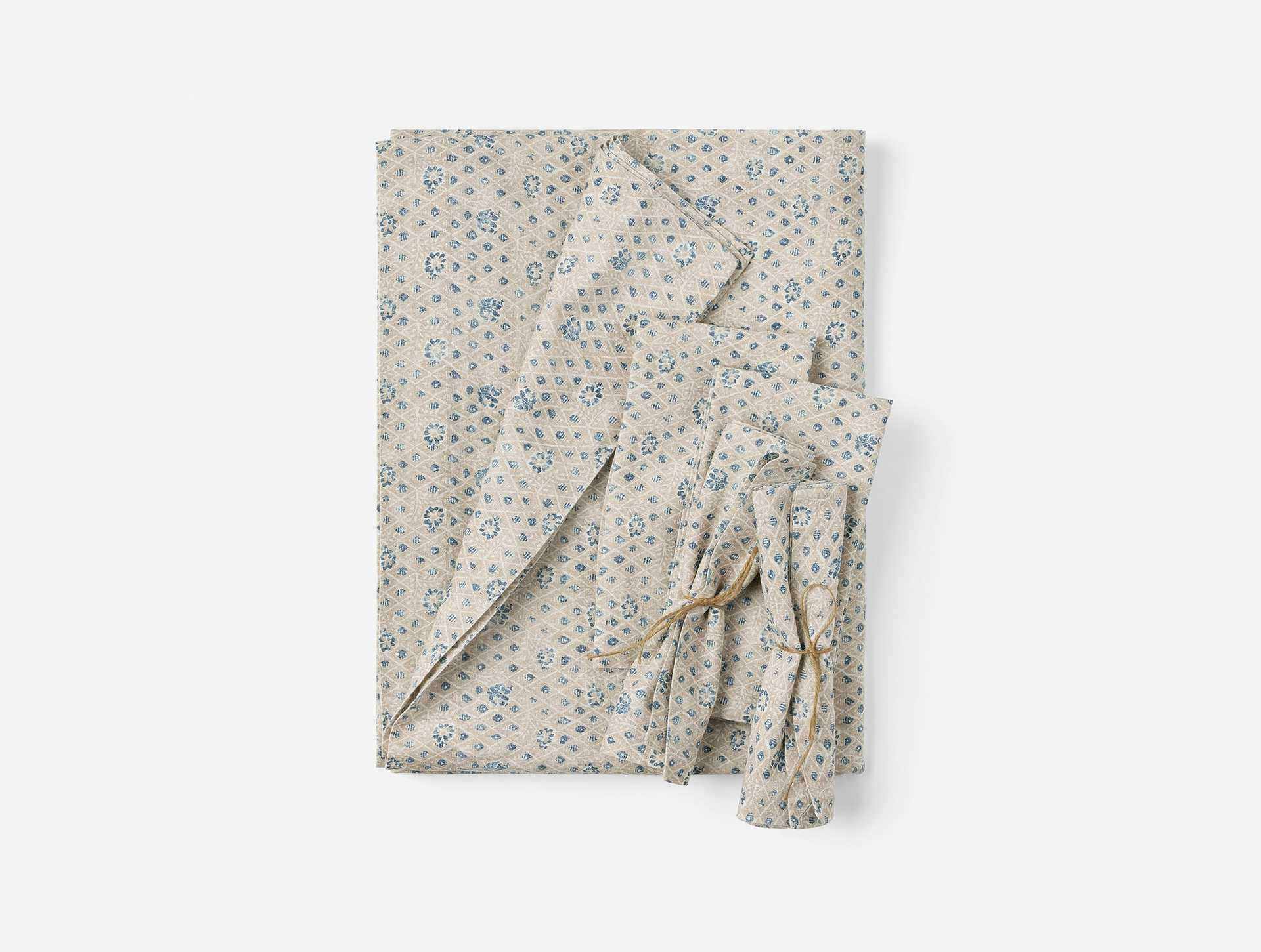 Coral Bell Print Tablecloth + Napkin Set