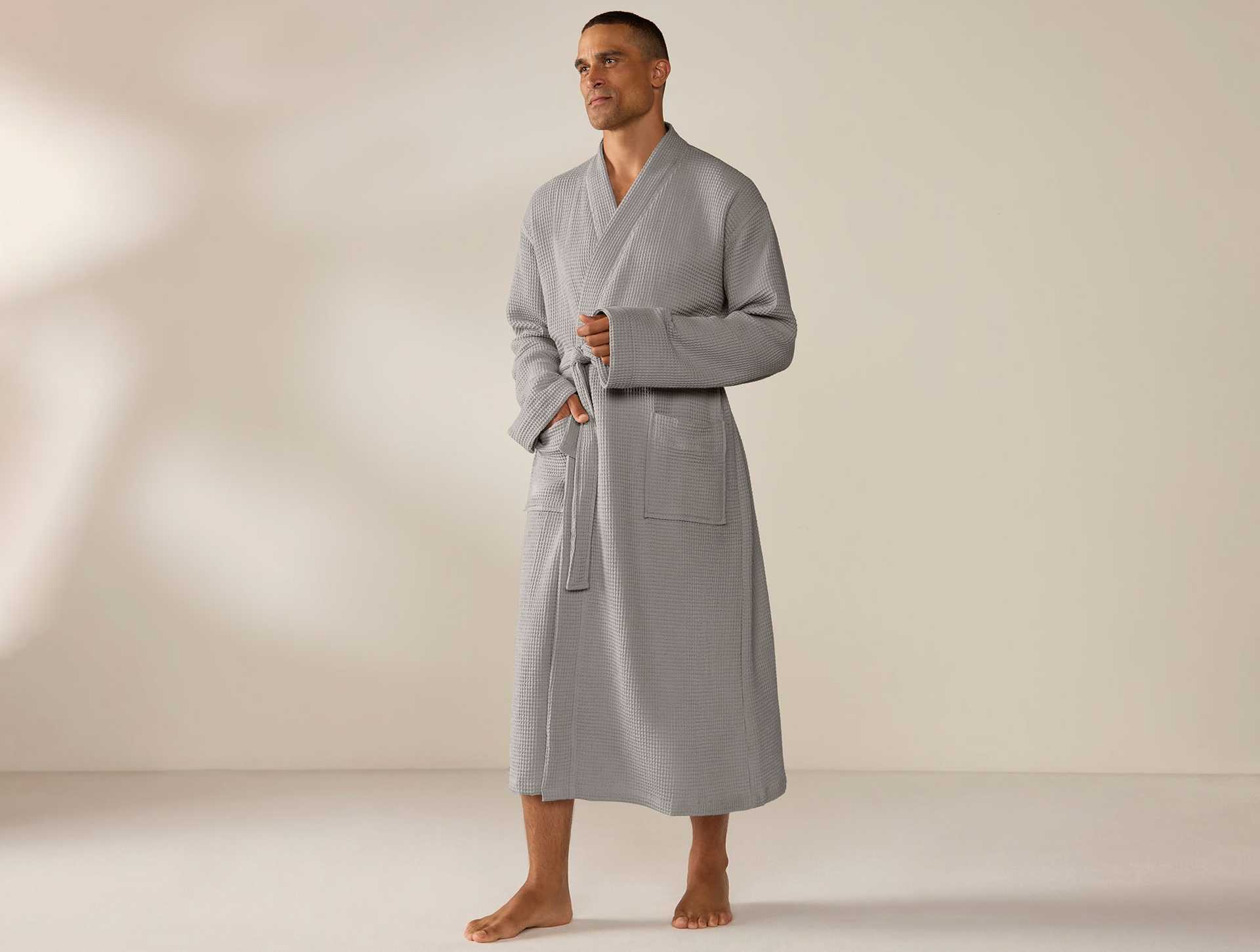 Unisex Organic Waffle Robe