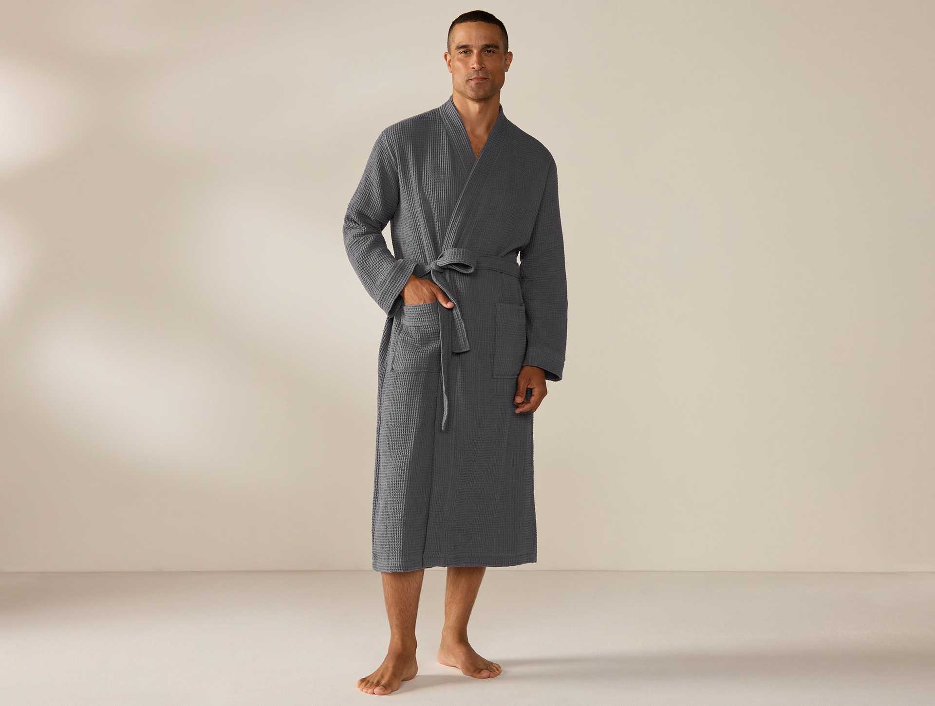 Unisex Organic Waffle Robe
