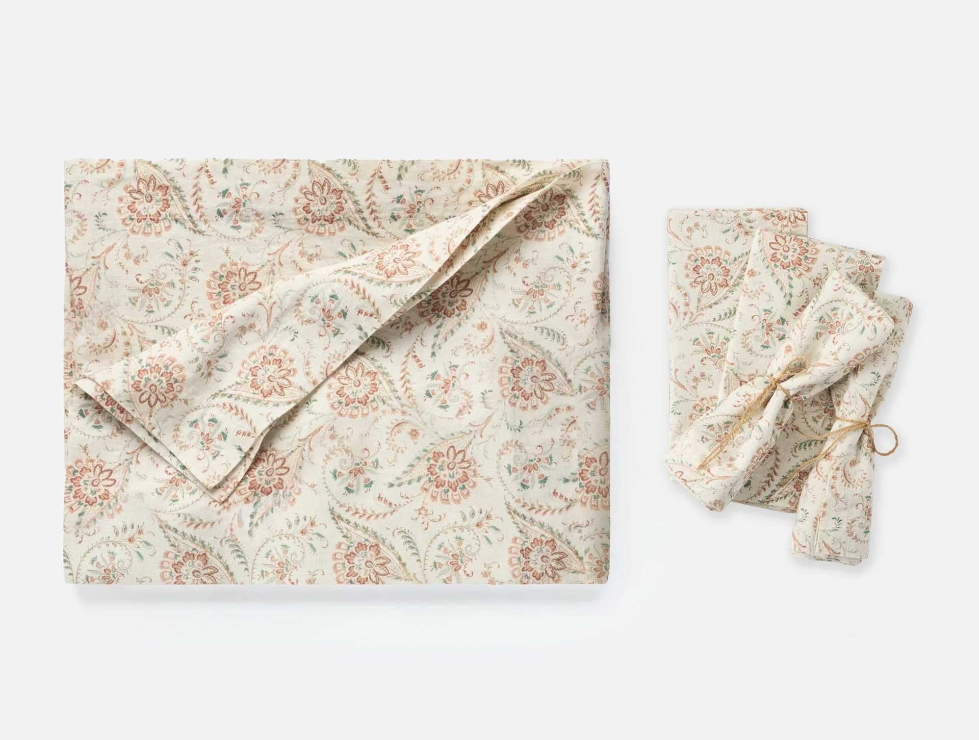Ponderosa Print Tablecloth + Napkin Set
