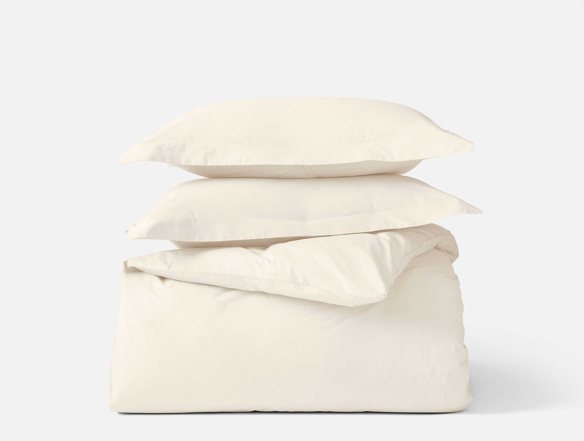 Refined Organic Percale Duvet Set