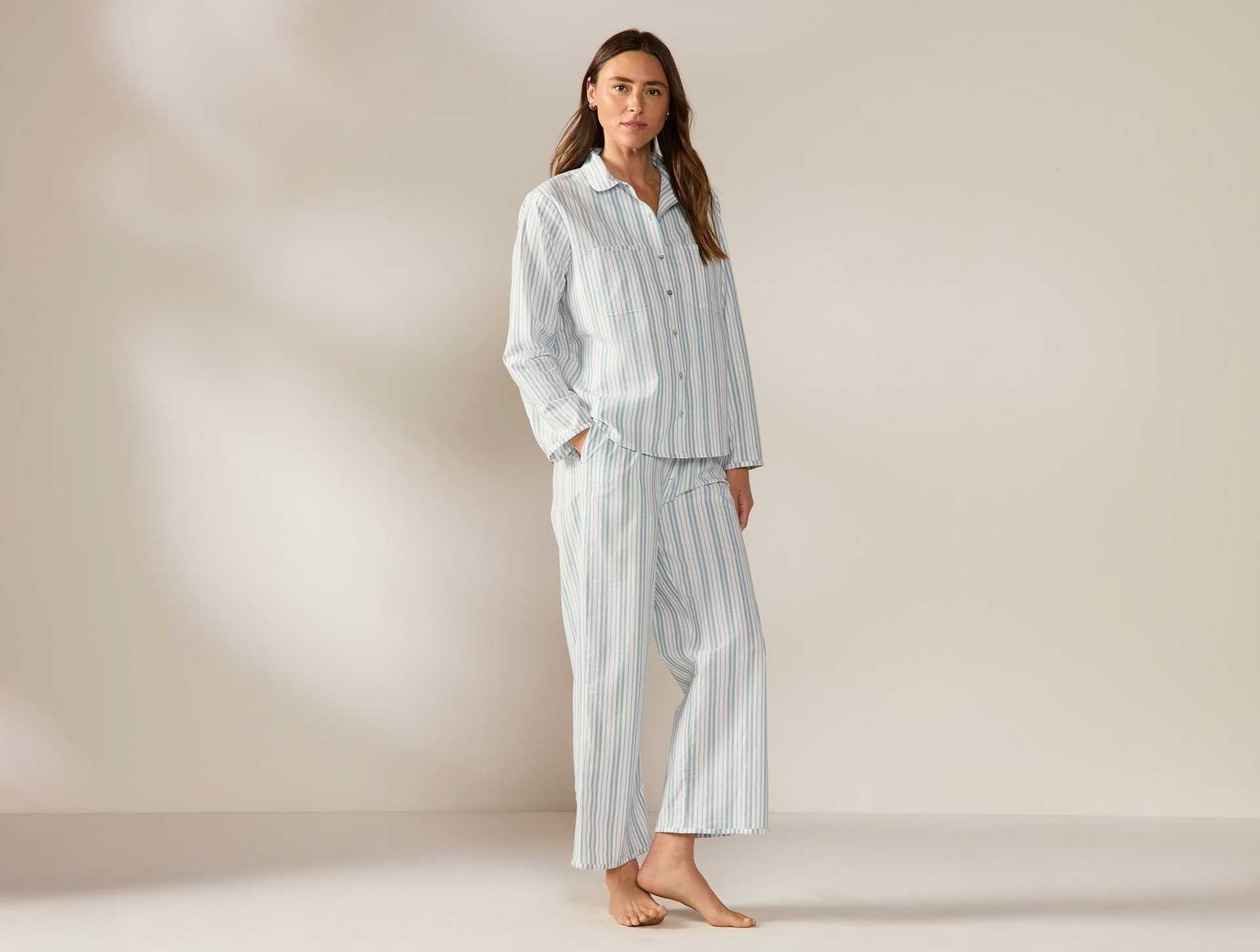Women's Isla Organic Cotton Long Sleeve Pajama Set