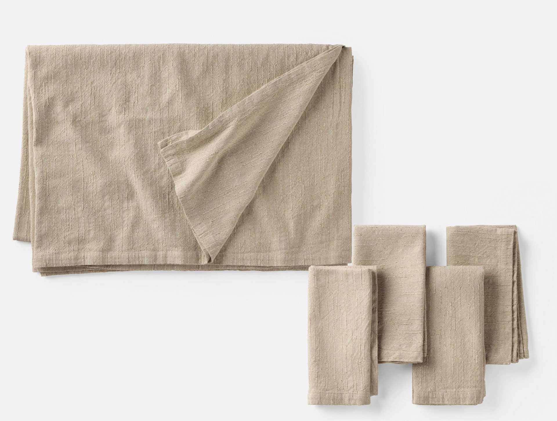 Toro Canyon Organic Tablecloth + Napkin Set