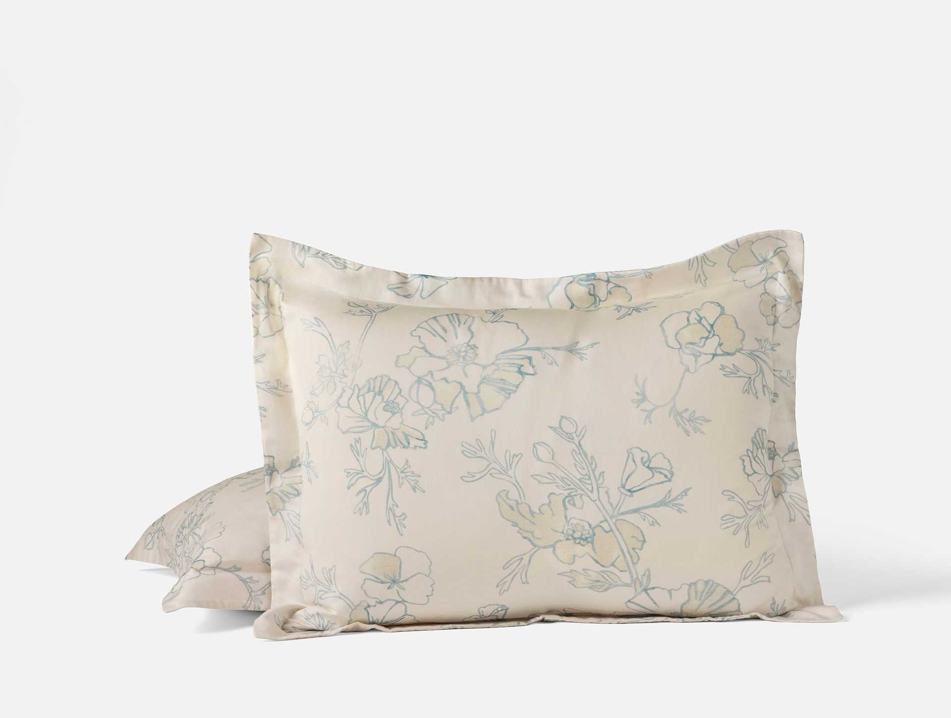 Romneya Organic Print Sham