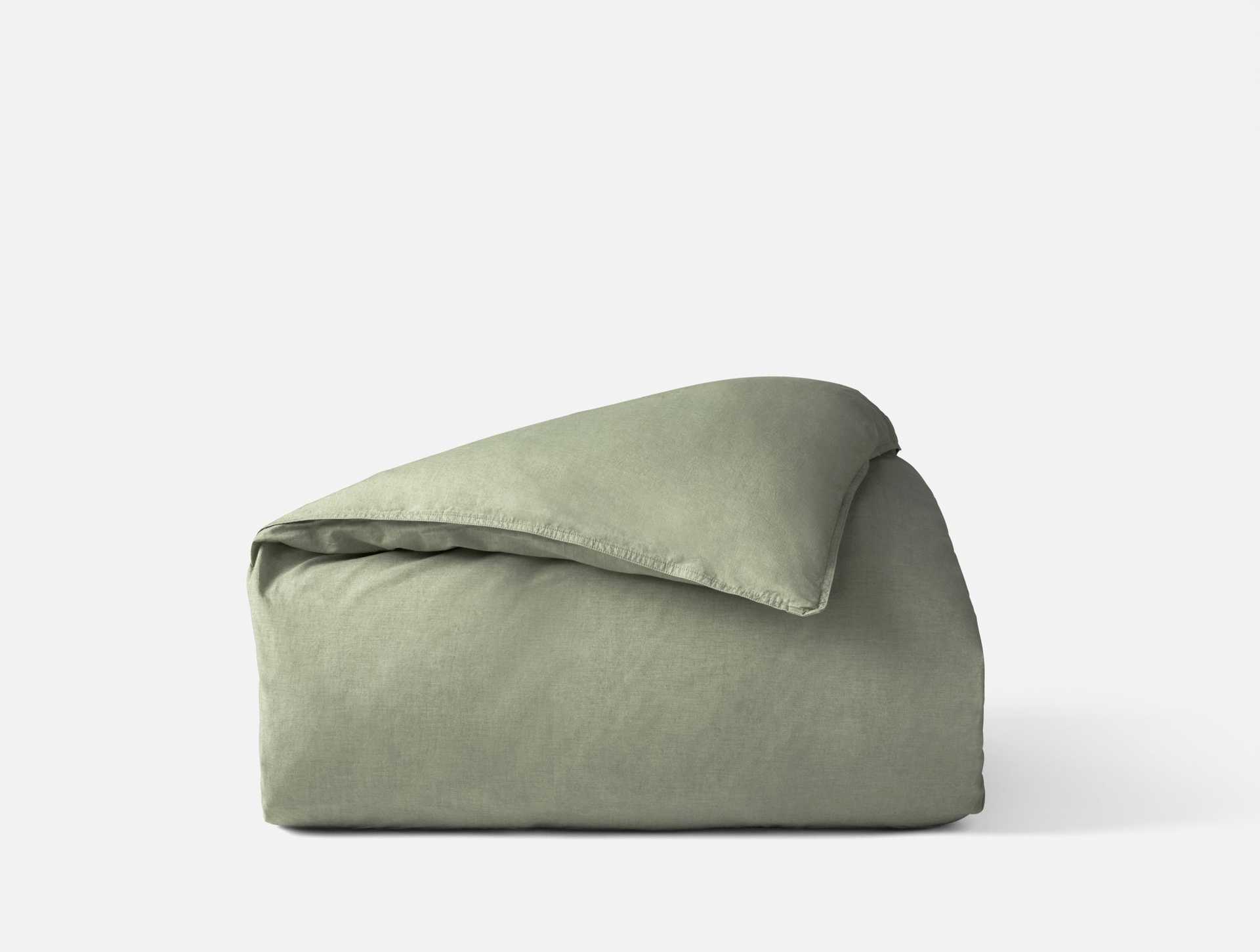 Organic Crinkled Percale&trade; Duvet Cover