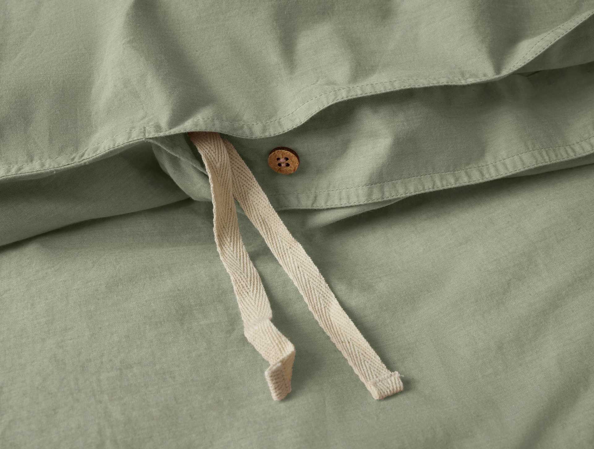 Organic Crinkled Percale&trade; Duvet Cover
