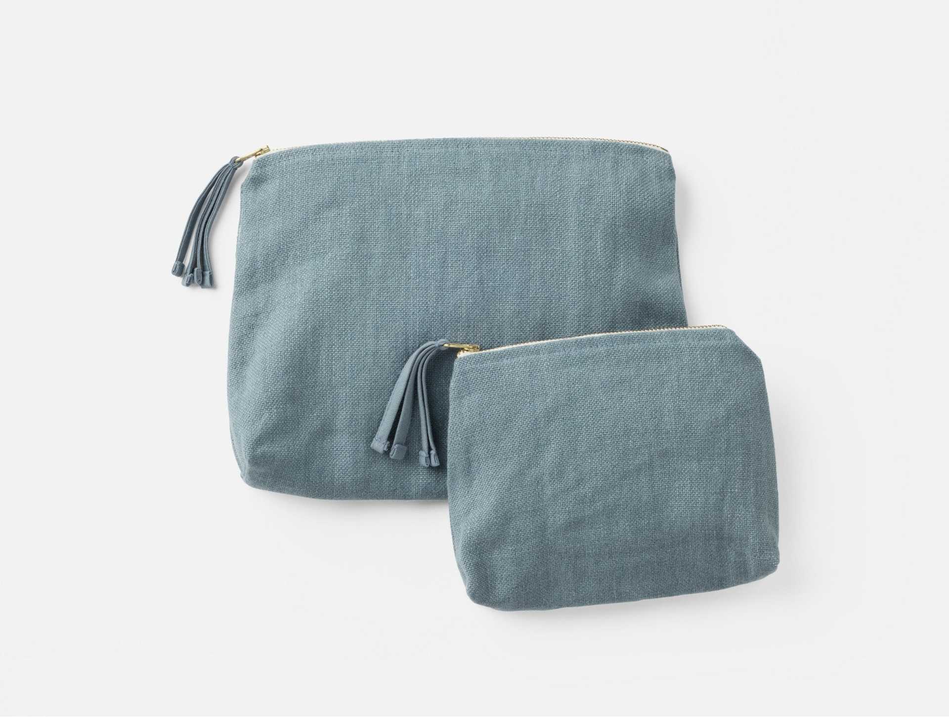 Helena Organic Linen Pouch Set