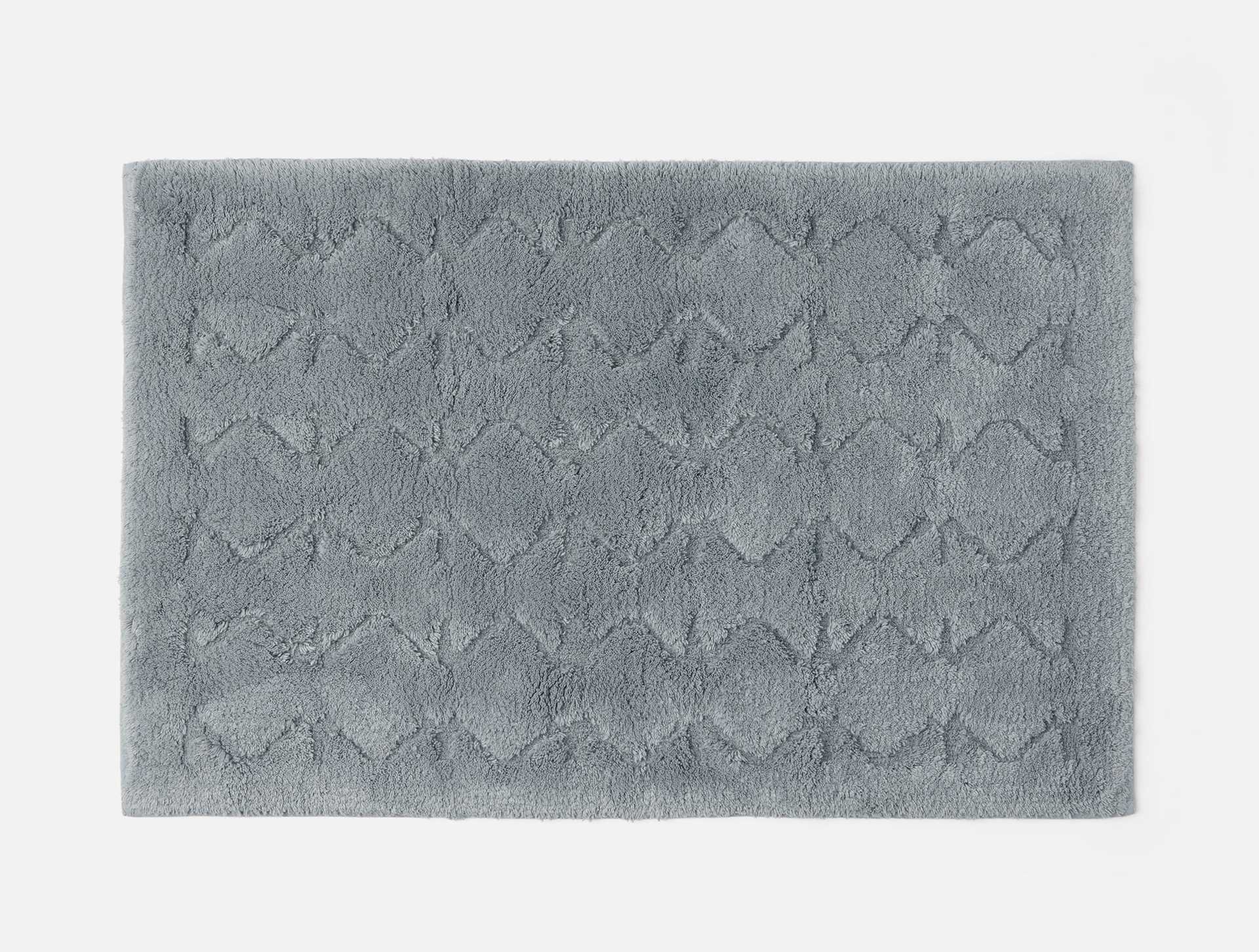 Diamond Shag Organic Bath Rug
