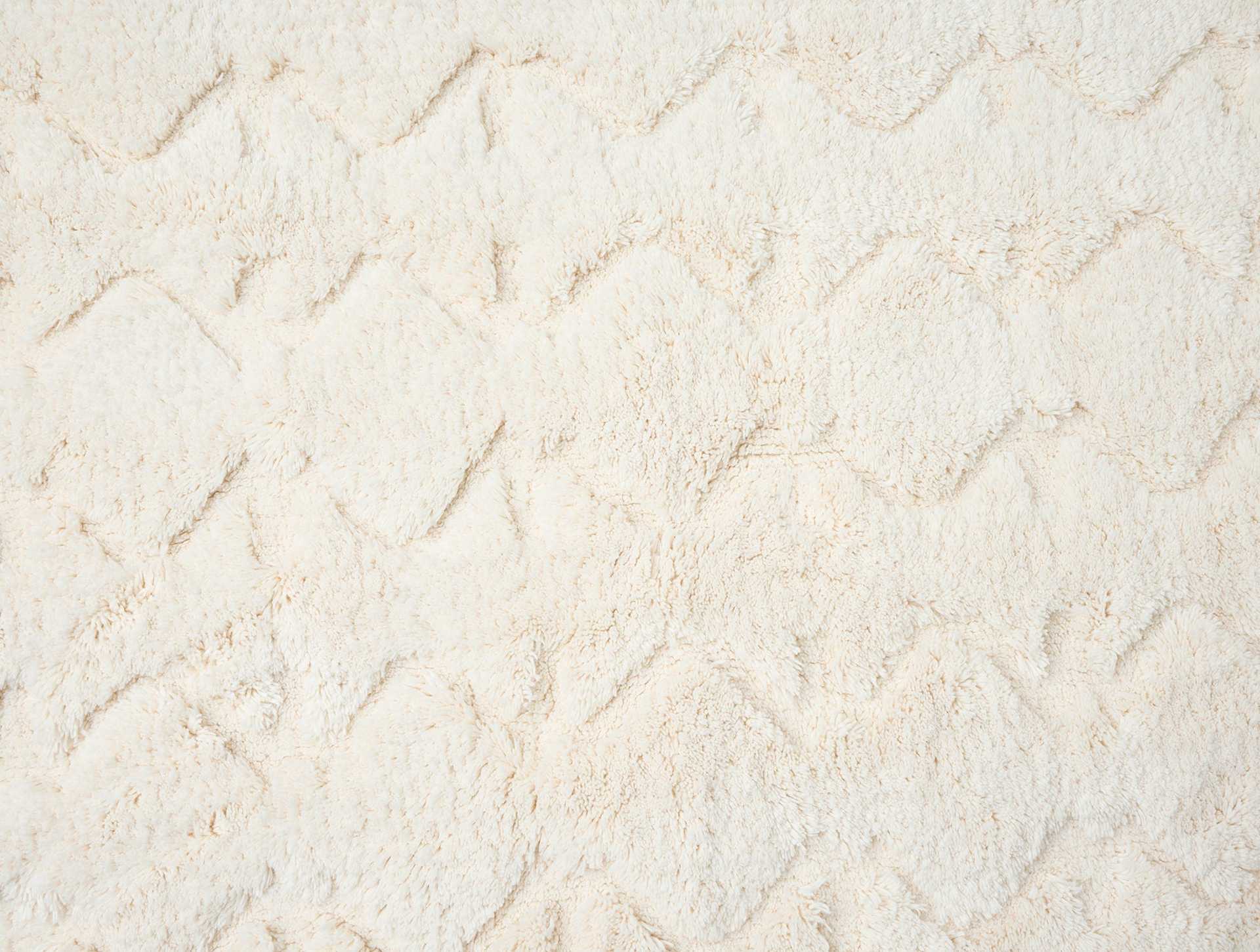 Diamond Shag Organic Bath Rug