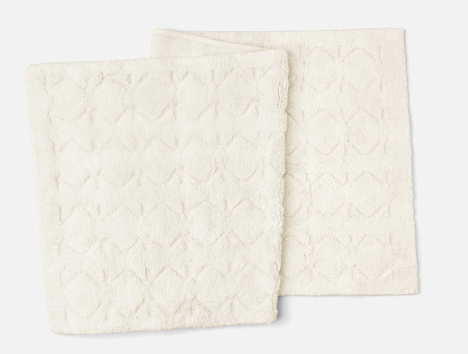 Diamond Shag Organic Bath Rug