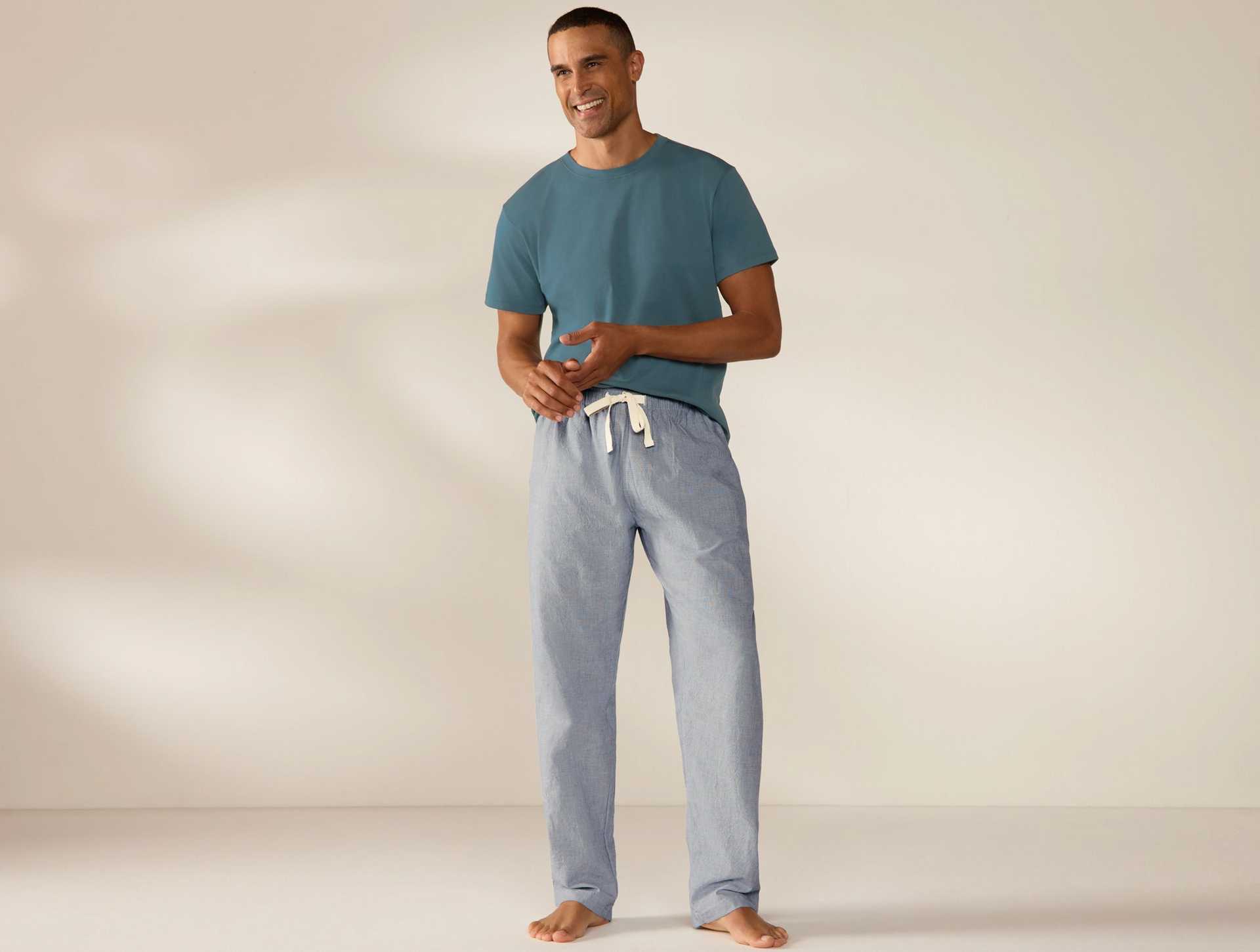Men's Organic Crinkled Pajama Pants