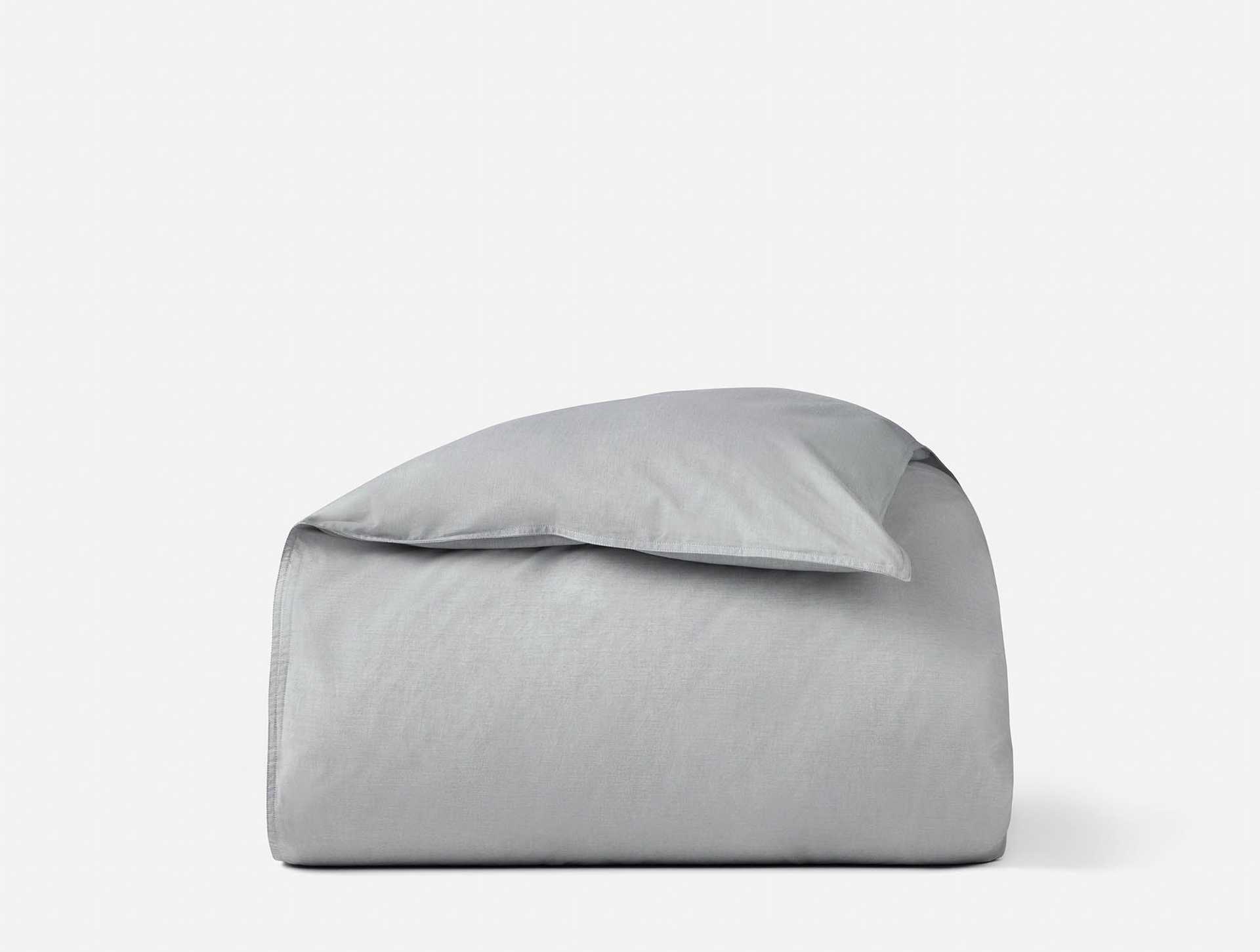 Organic Crinkled Percale&trade; Duvet Cover