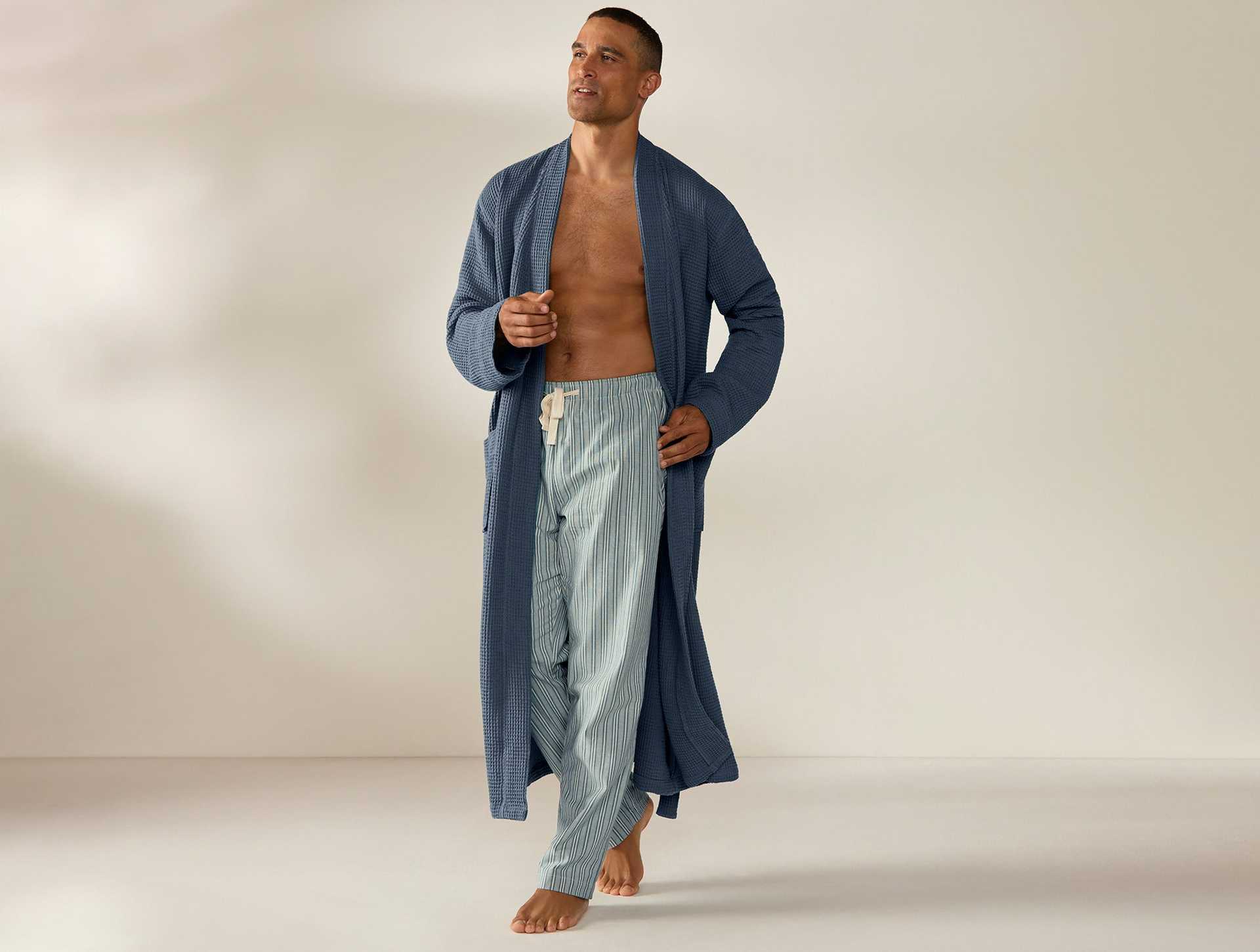 Unisex Organic Waffle Robe