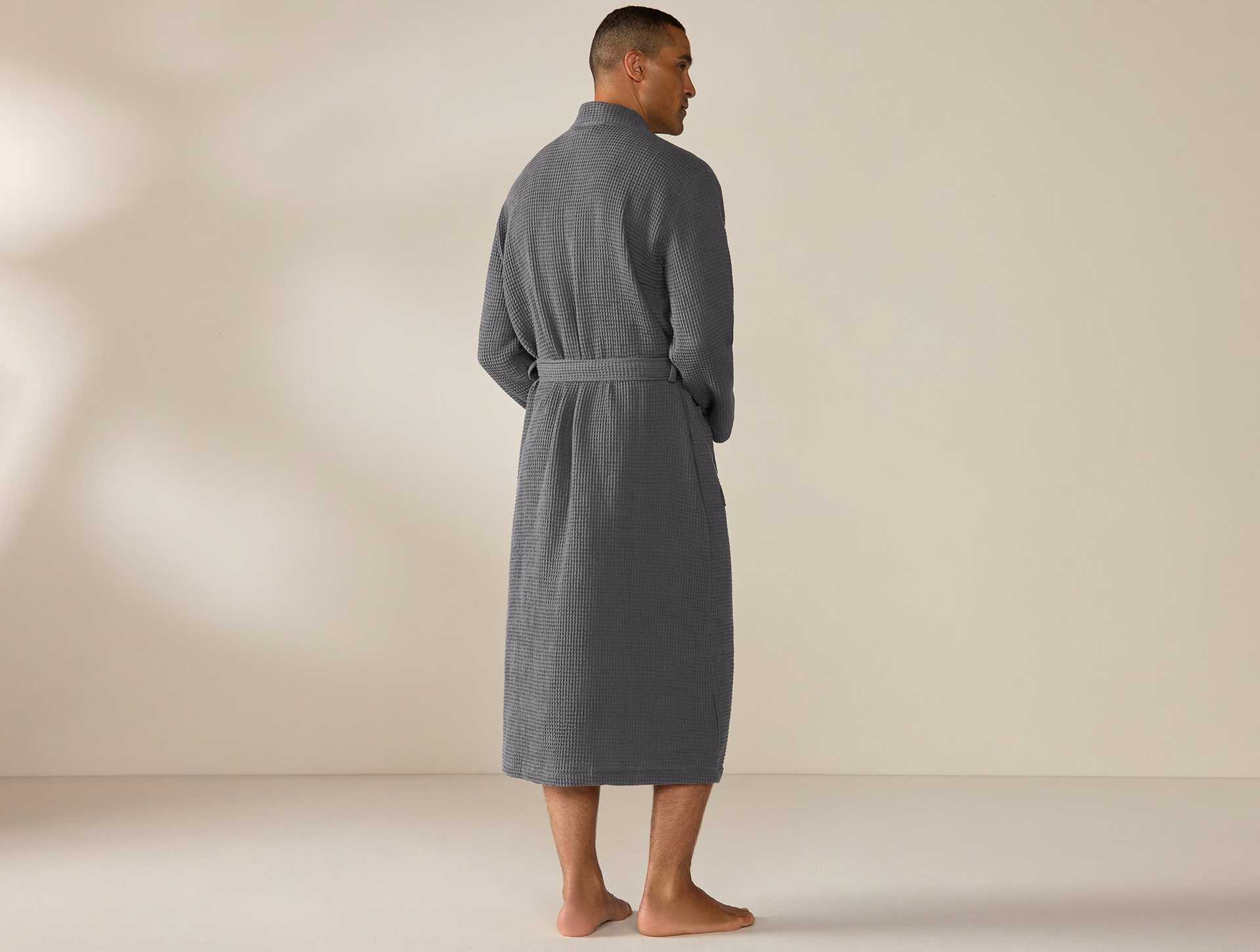 Unisex Organic Waffle Robe