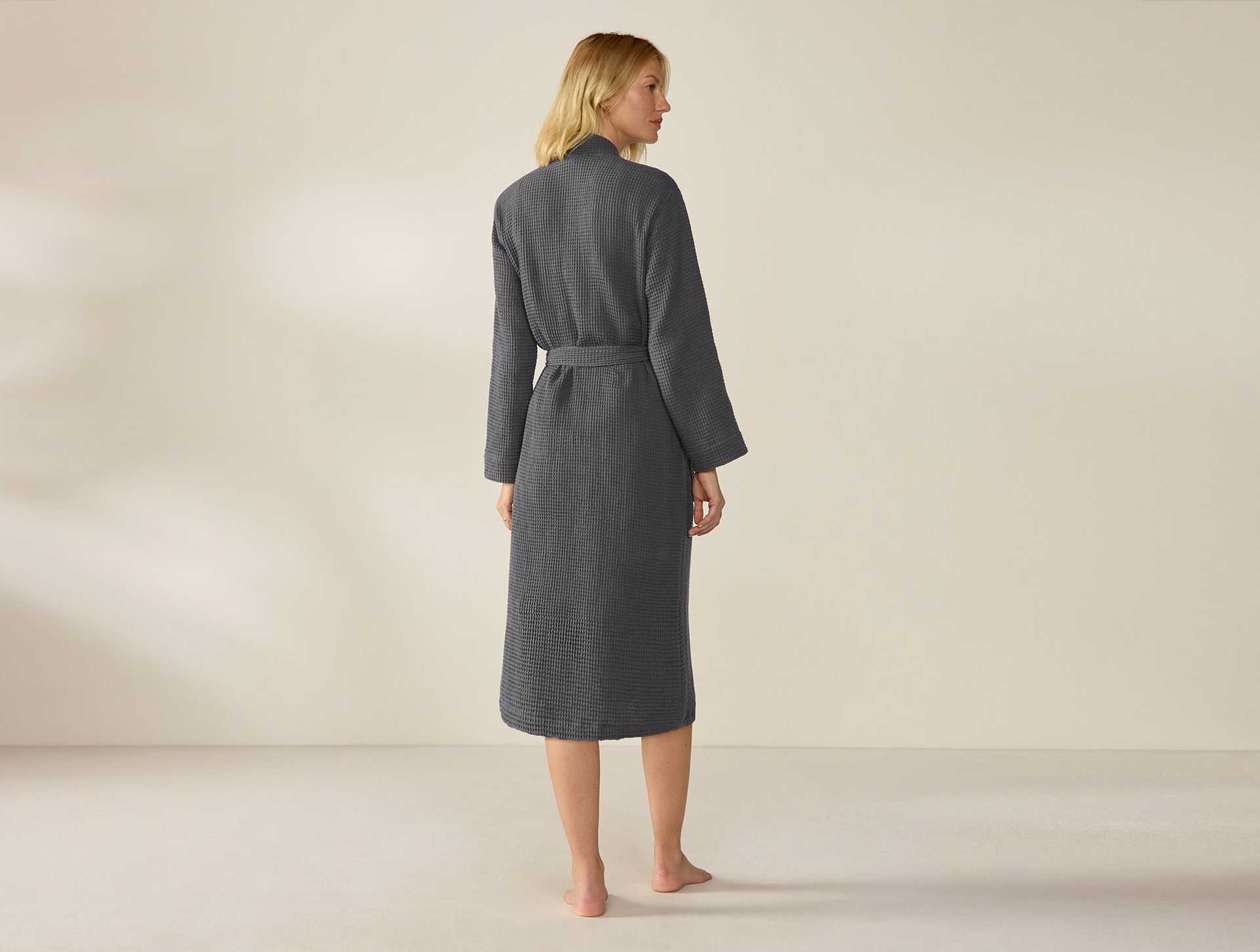 Unisex Organic Waffle Robe