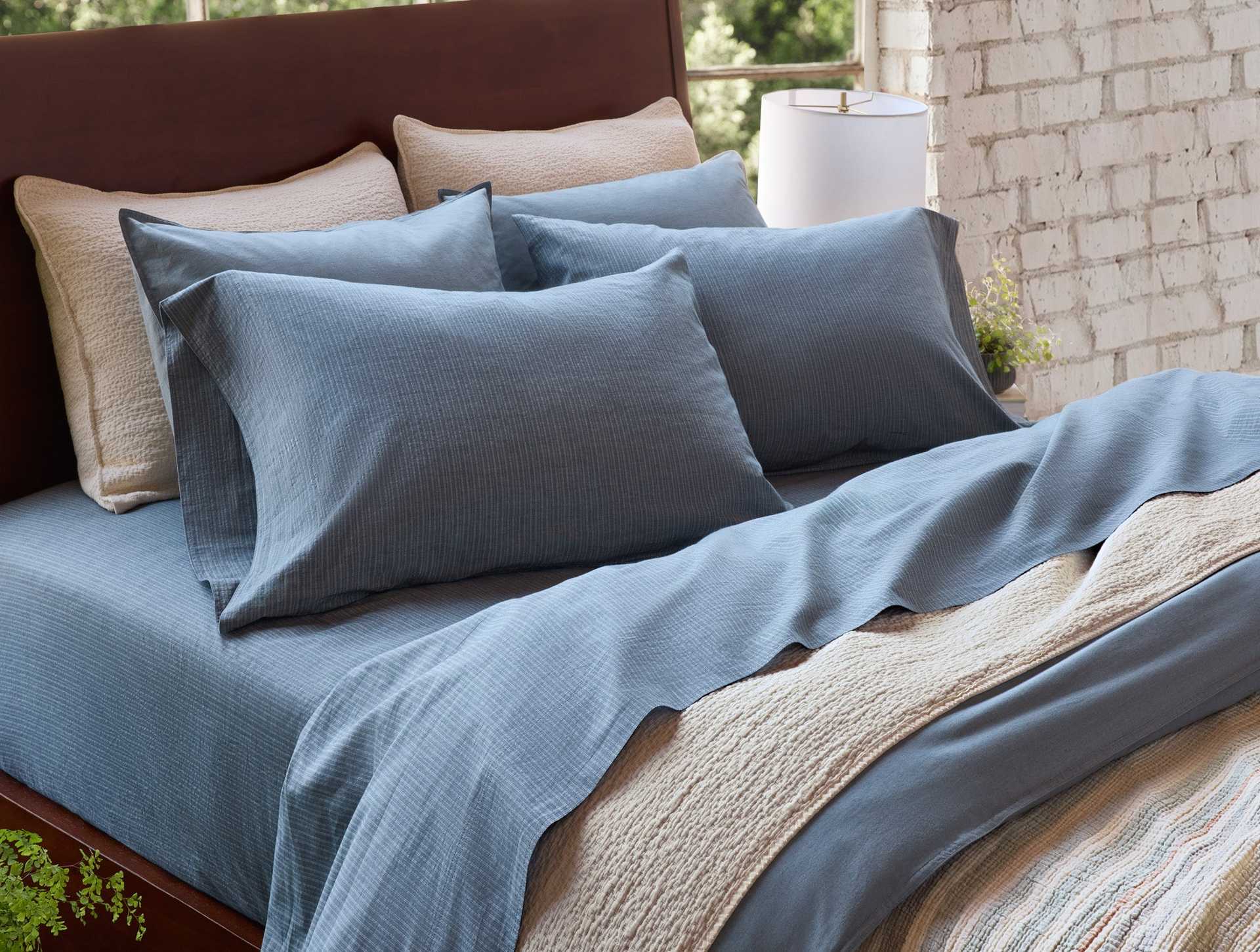 Organic Crinkled Percale&trade; Sheet Set