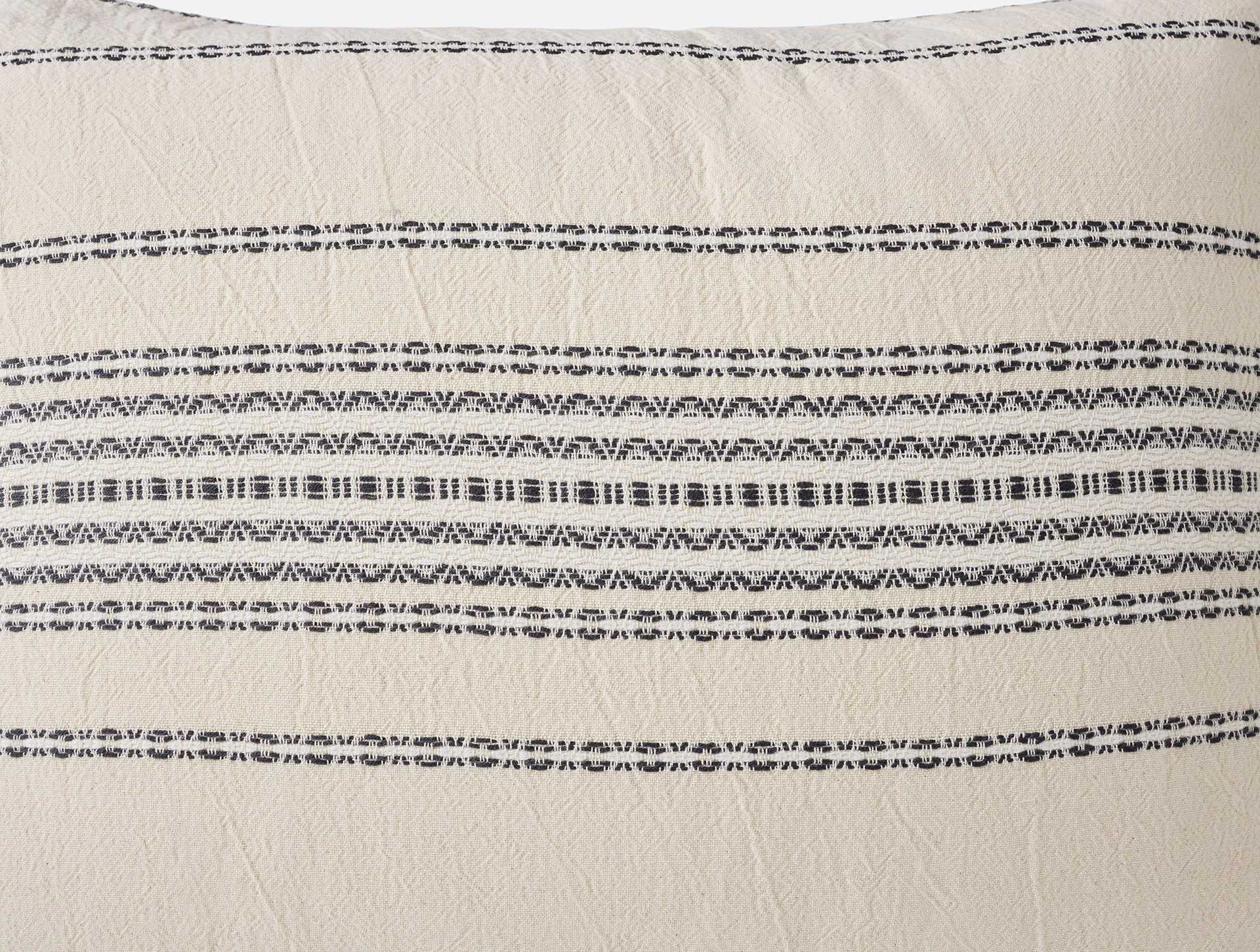 Rippled Stripe Organic Sham