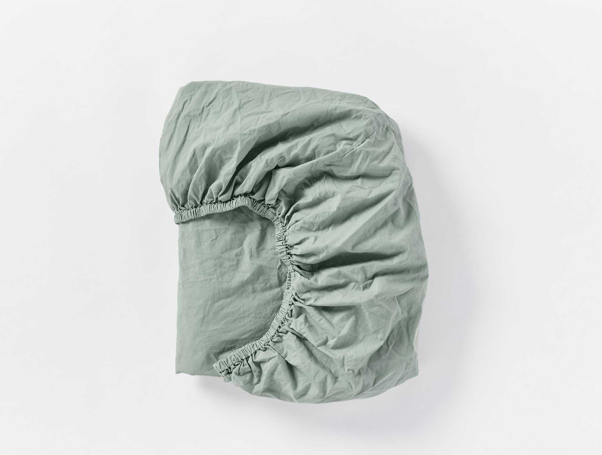 Organic Crinkled Percale&trade; Fitted Sheet