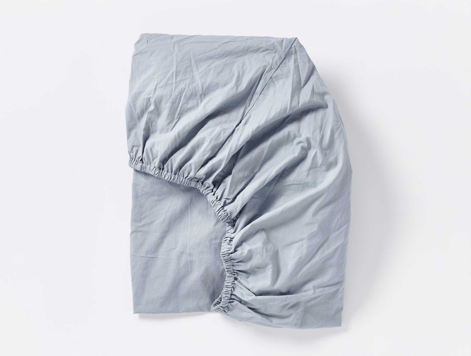Organic Crinkled Percale&trade; Fitted Sheet
