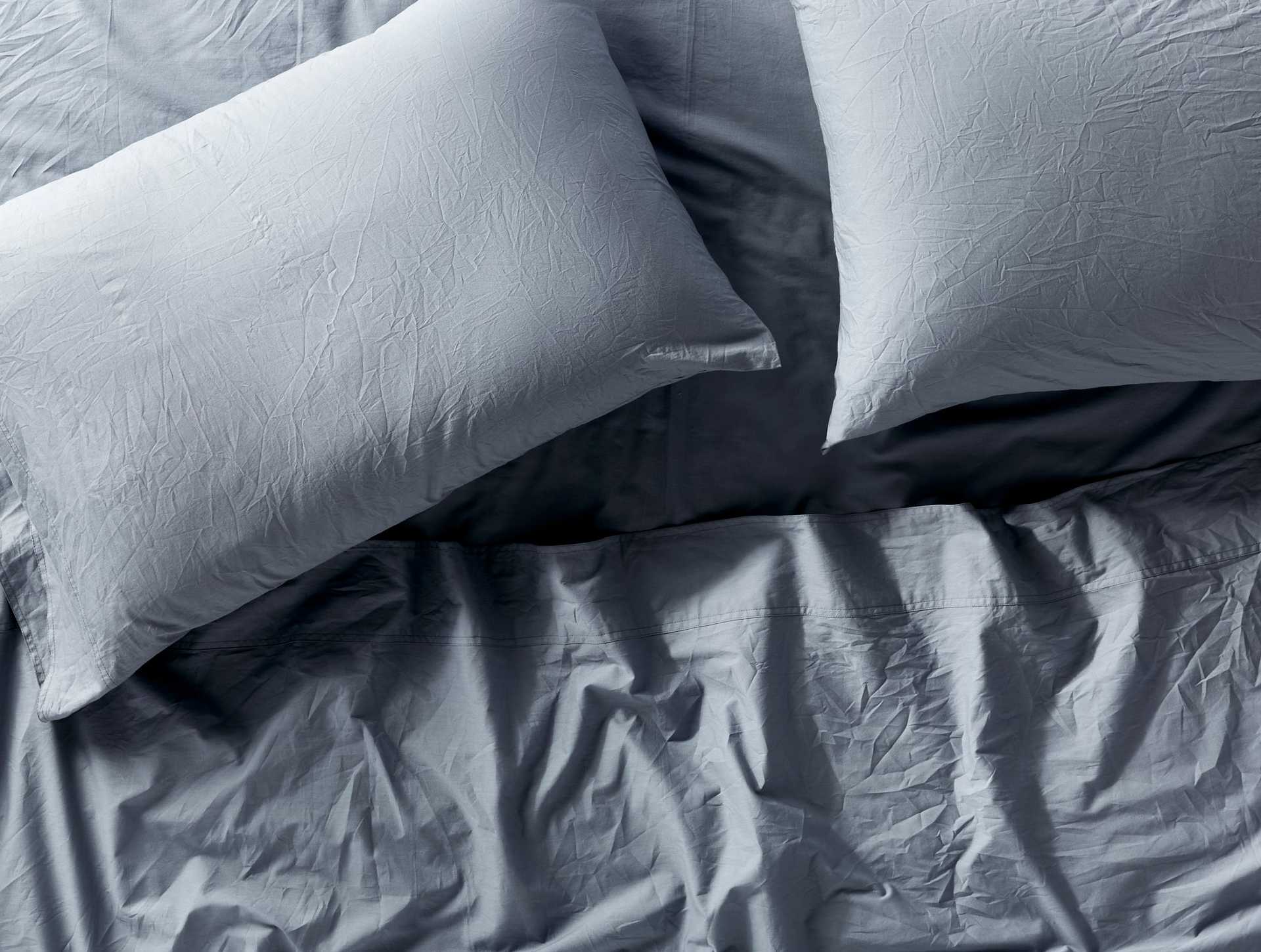 Organic Crinkled Percale&trade; Fitted Sheet