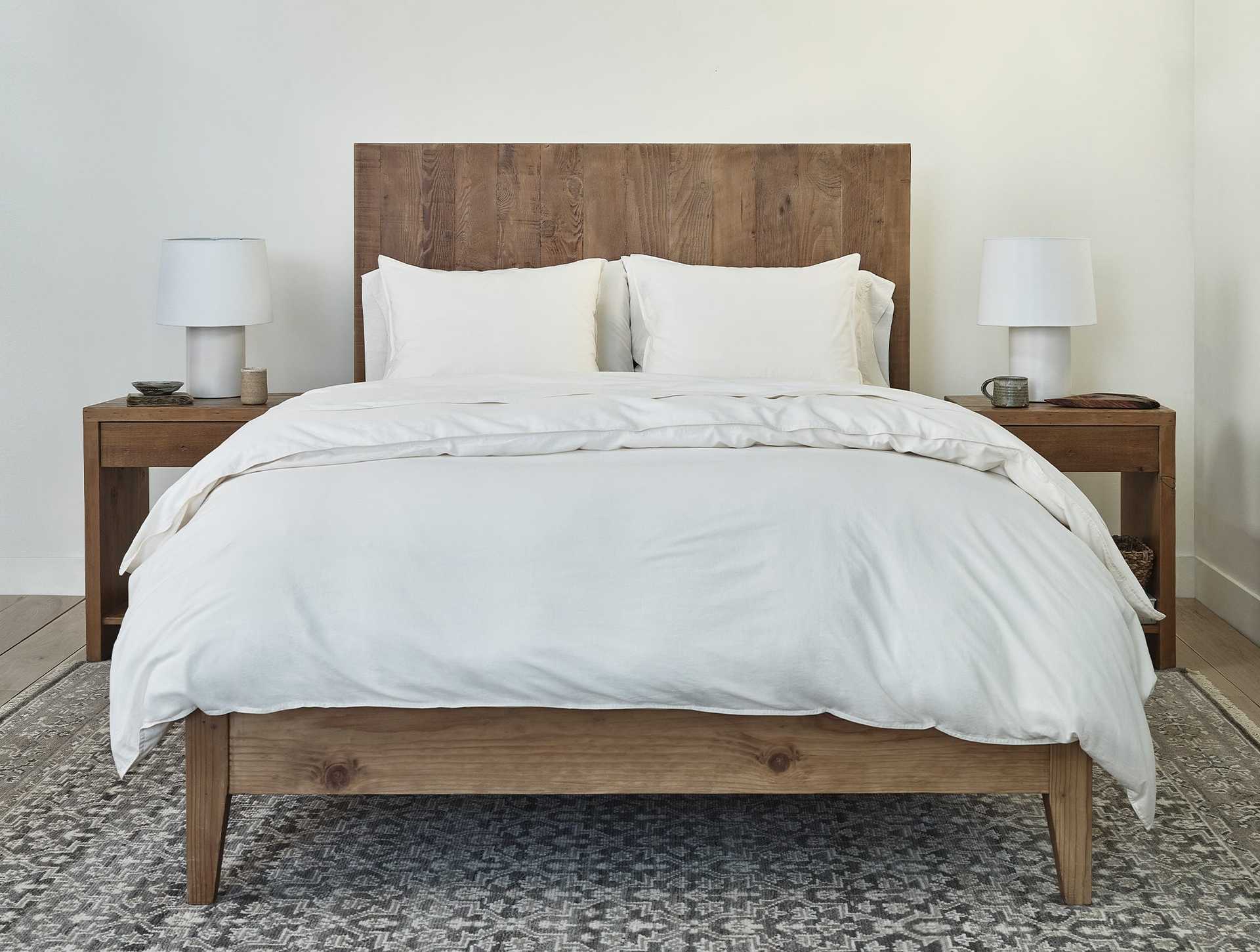 Organic Crinkled Percale&trade; Duvet Cover