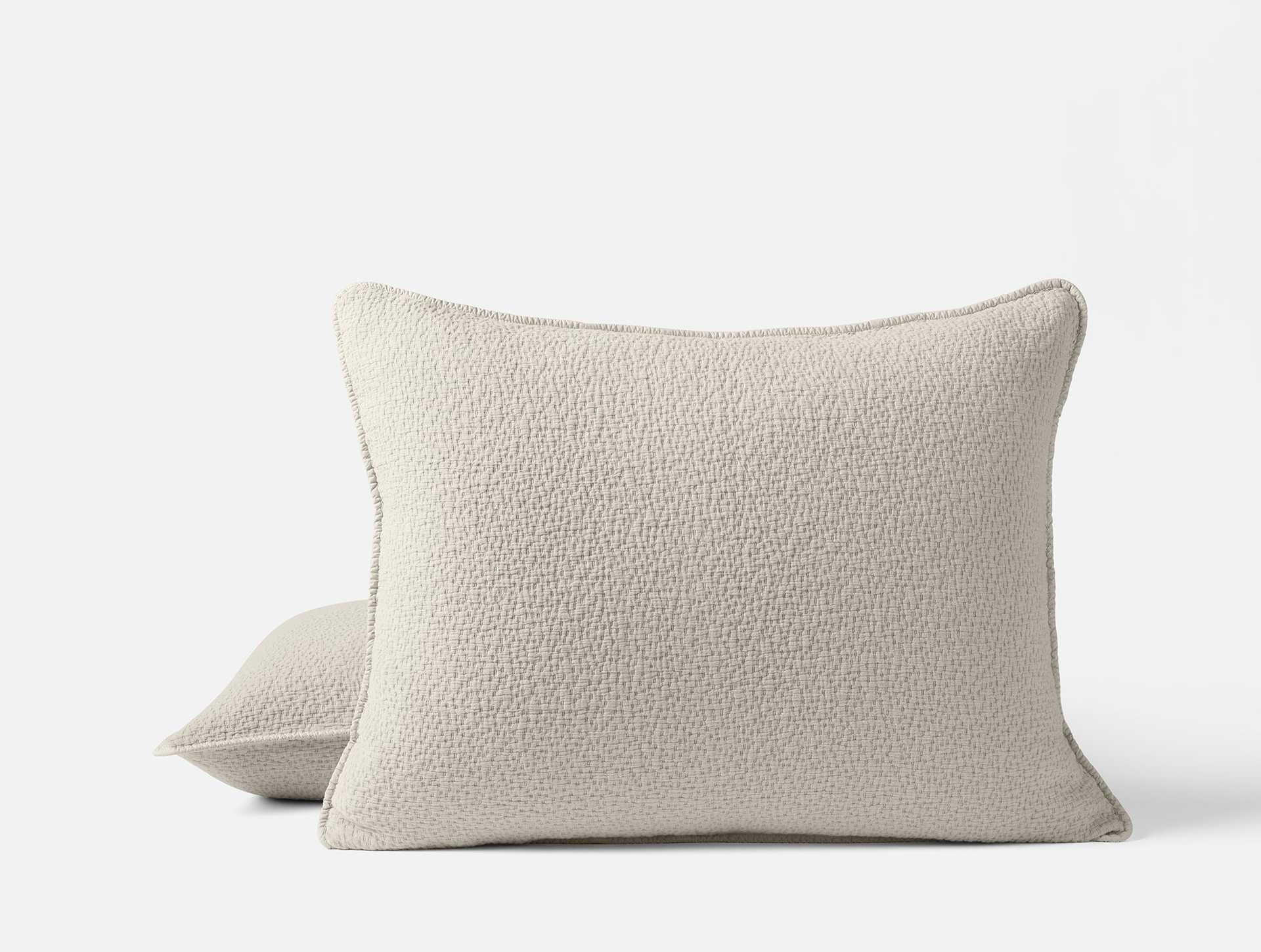 Cascade Organic Matelasse Sham