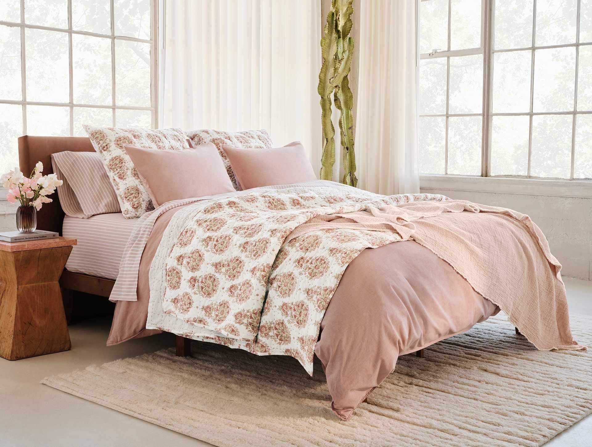 Organic Crinkled Percale&trade; Duvet Cover