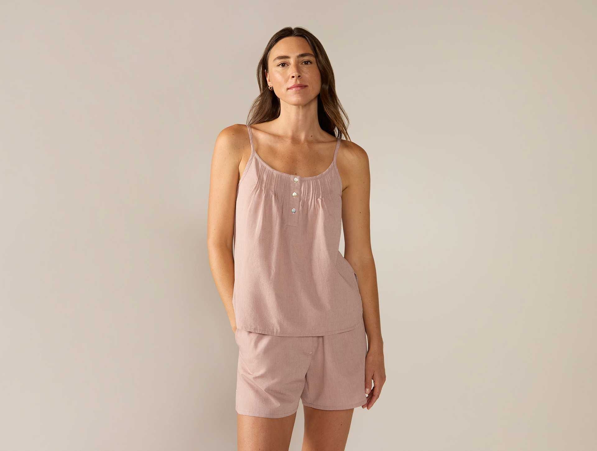 Women's Isla Organic Cotton Cami Short Set