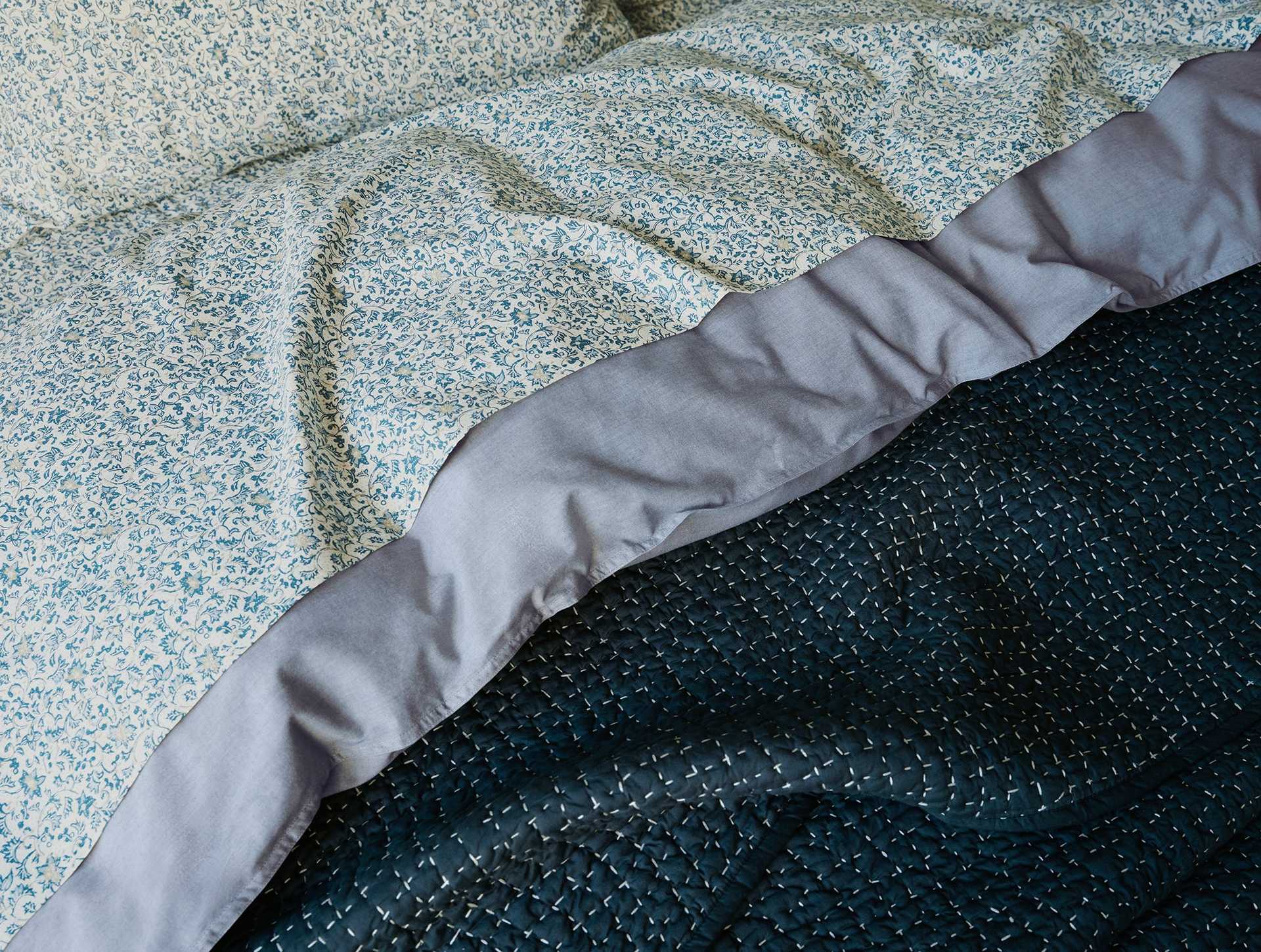 Pebbled Handstitched Organic Quilt
